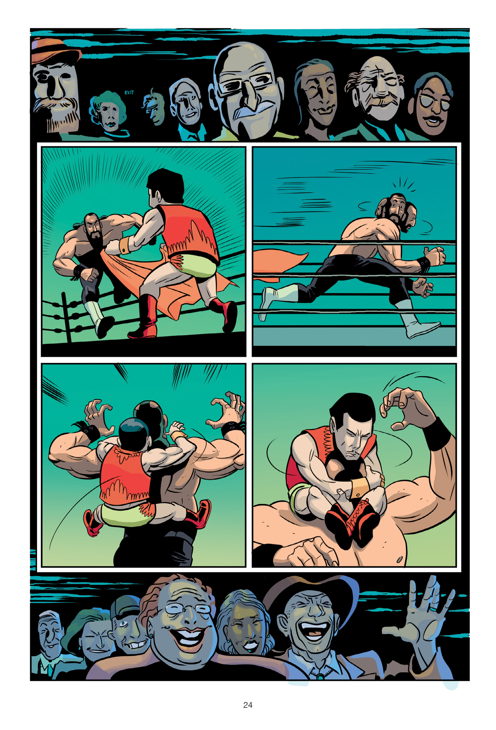 Read online Invasion from Planet Wrestletopia comic -  Issue #1 - 24