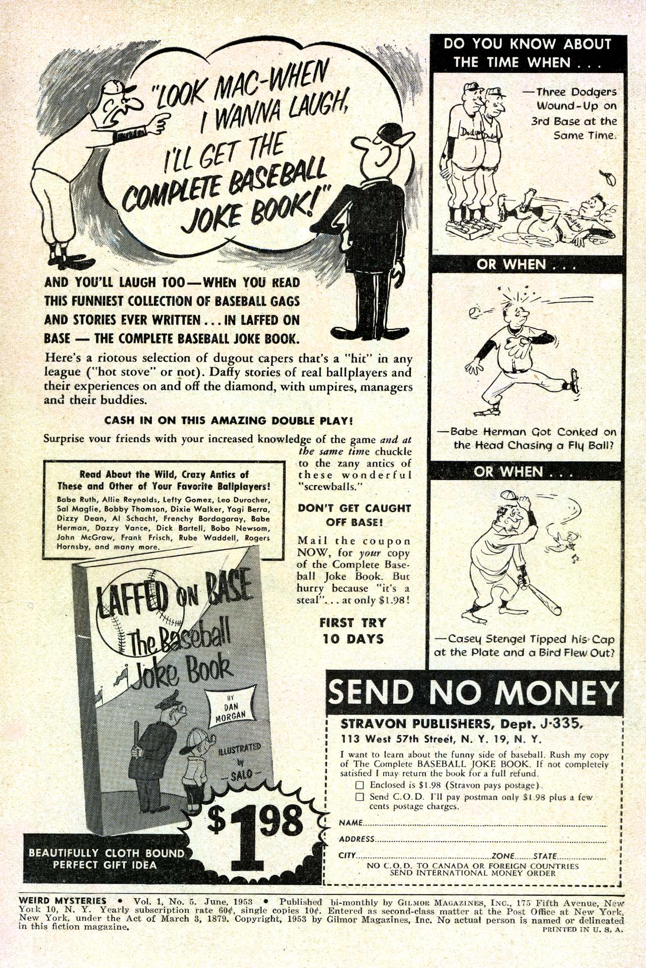 Read online Weird Mysteries (1952) comic -  Issue #5 - 2