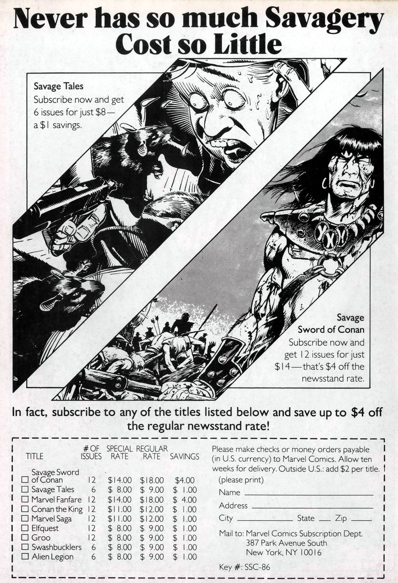 Read online Savage Tales (1985) comic -  Issue #7 - 69