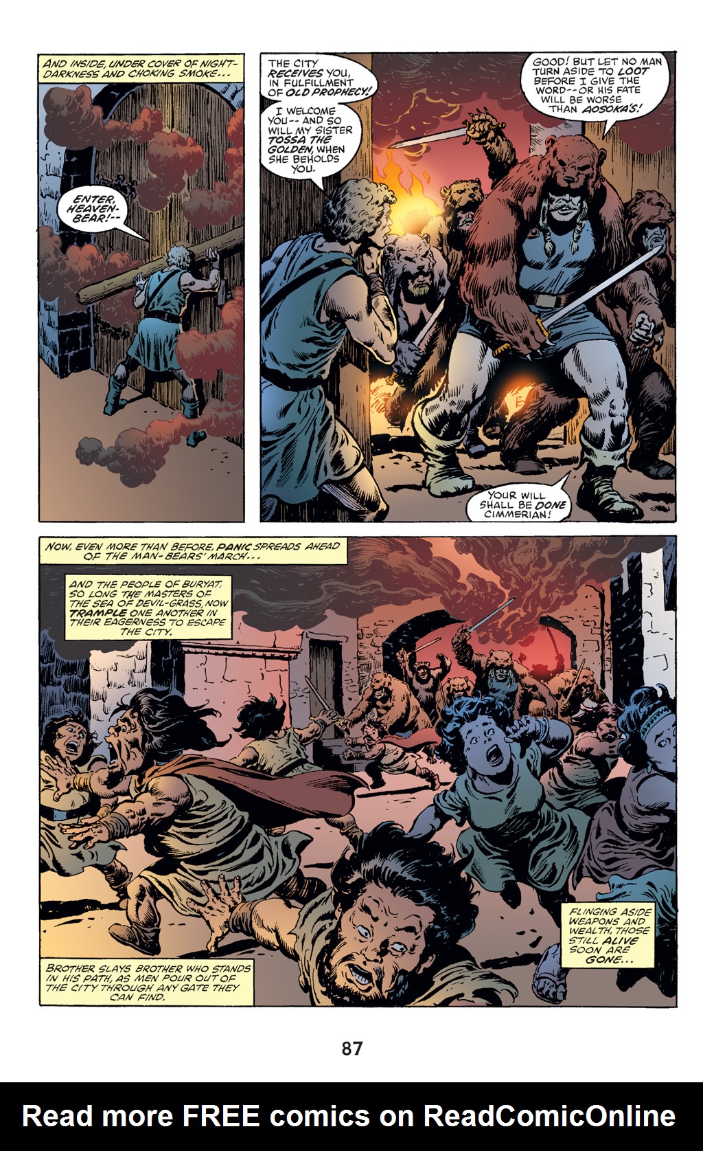 Read online The Chronicles of Conan comic -  Issue # TPB 14 (Part 1) - 87