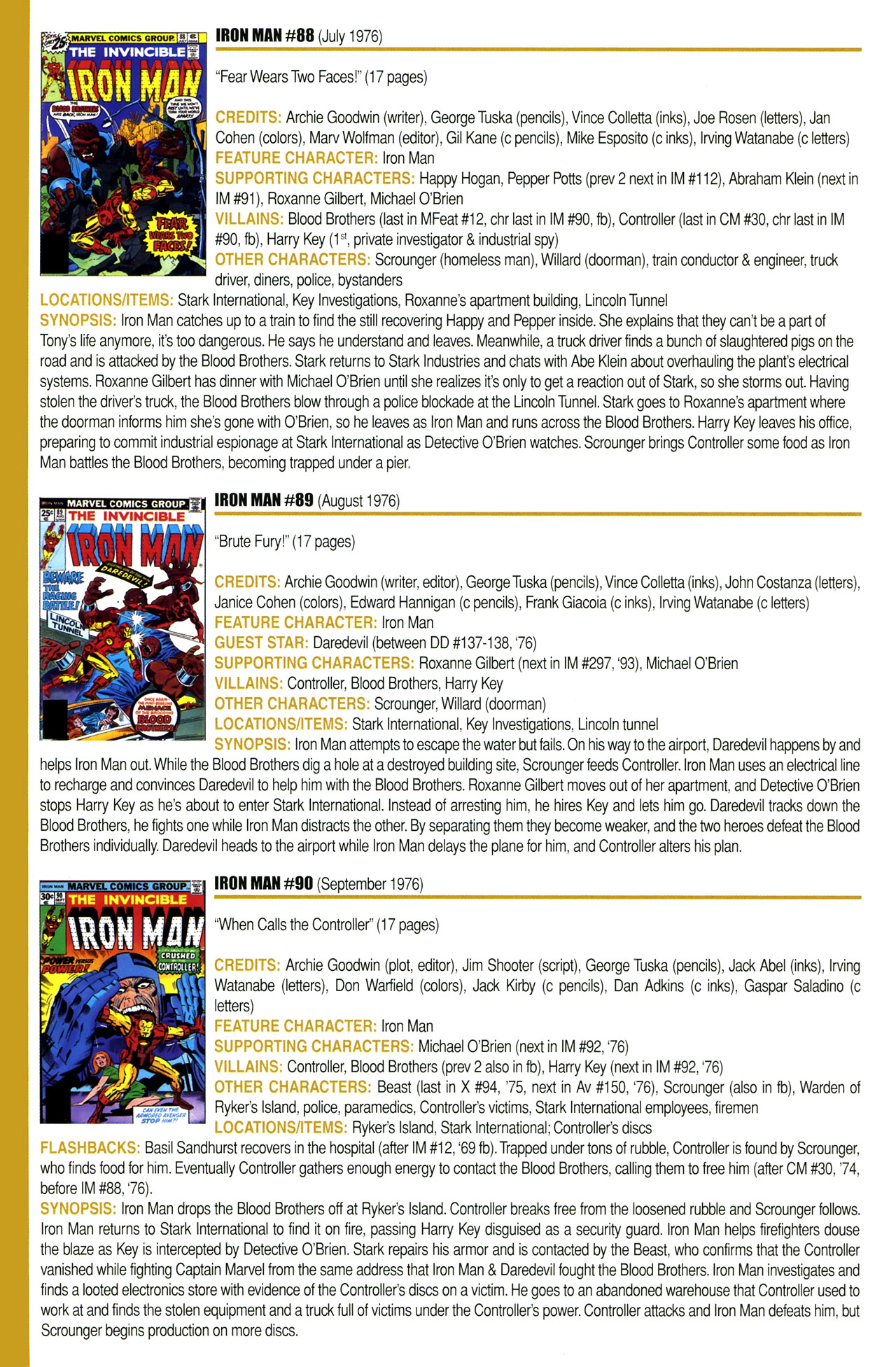 Read online Official Index to the Marvel Universe comic -  Issue #4 - 34