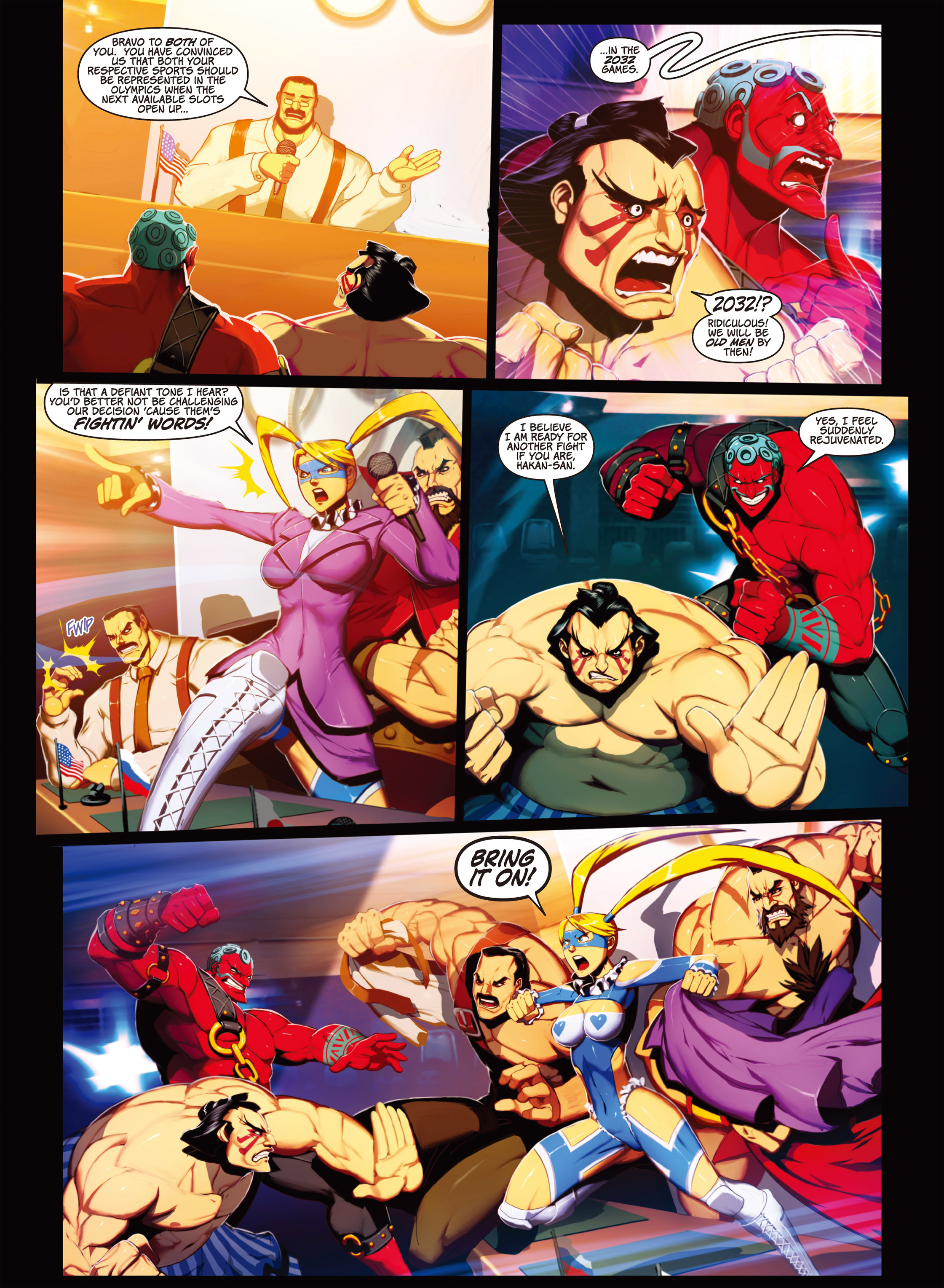Read online Super Street Fighter comic -  Issue # Vol.1 - New Generations - 37