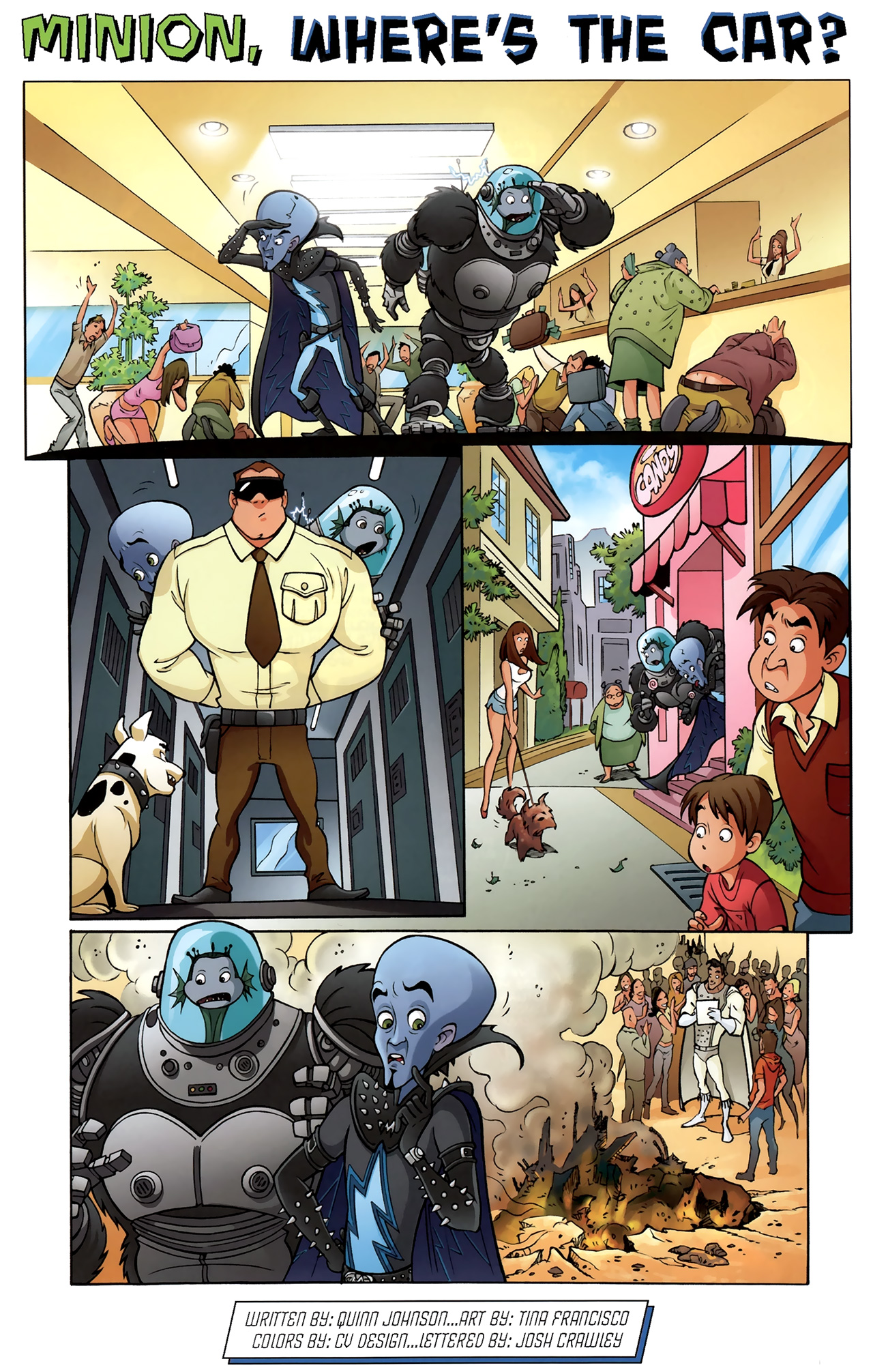 Read online Megamind: Bad. Blue. Brilliant. comic -  Issue #1 - 28