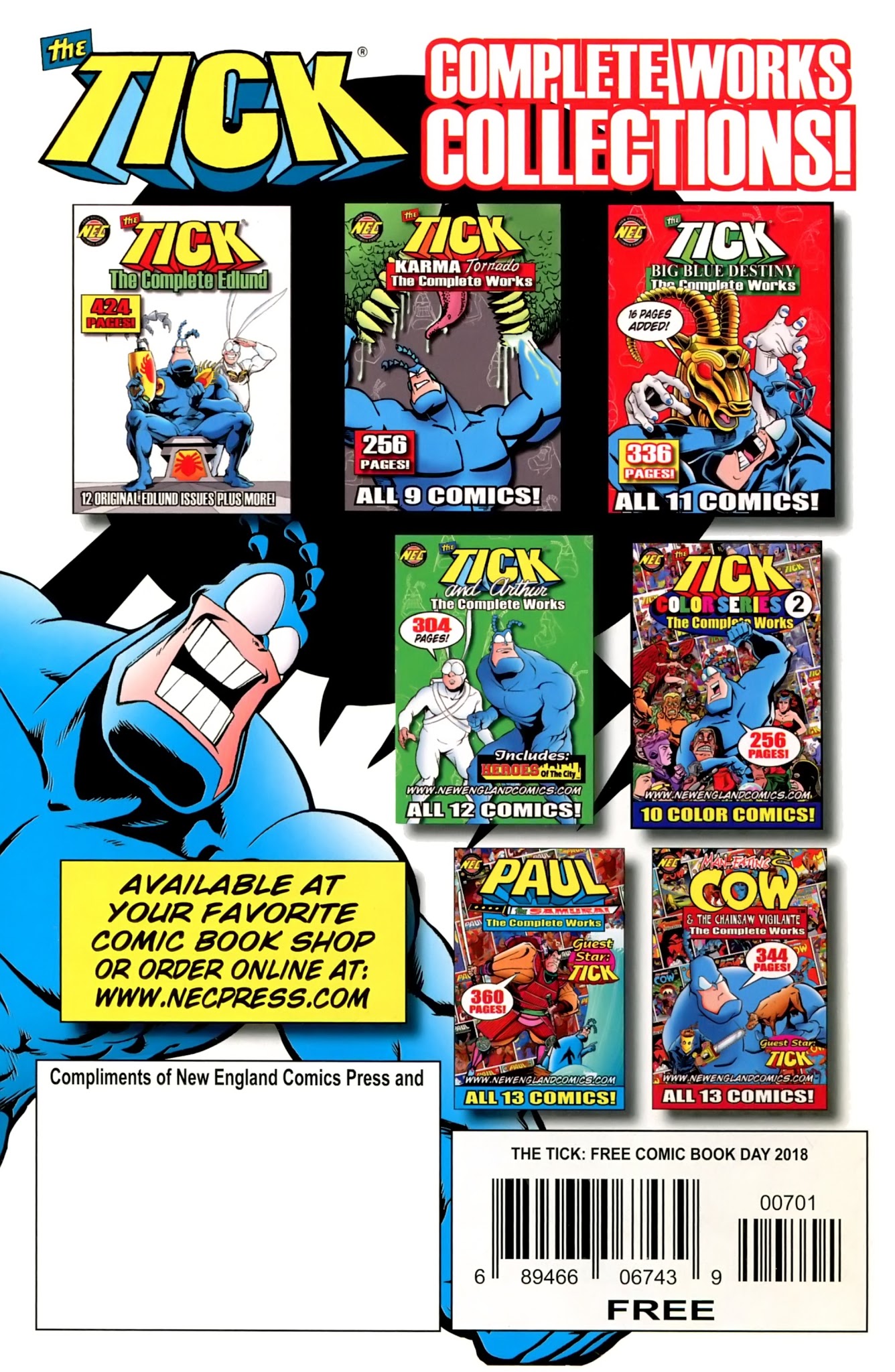 Read online Free Comic Book Day 2018 comic -  Issue # The Tick - 32