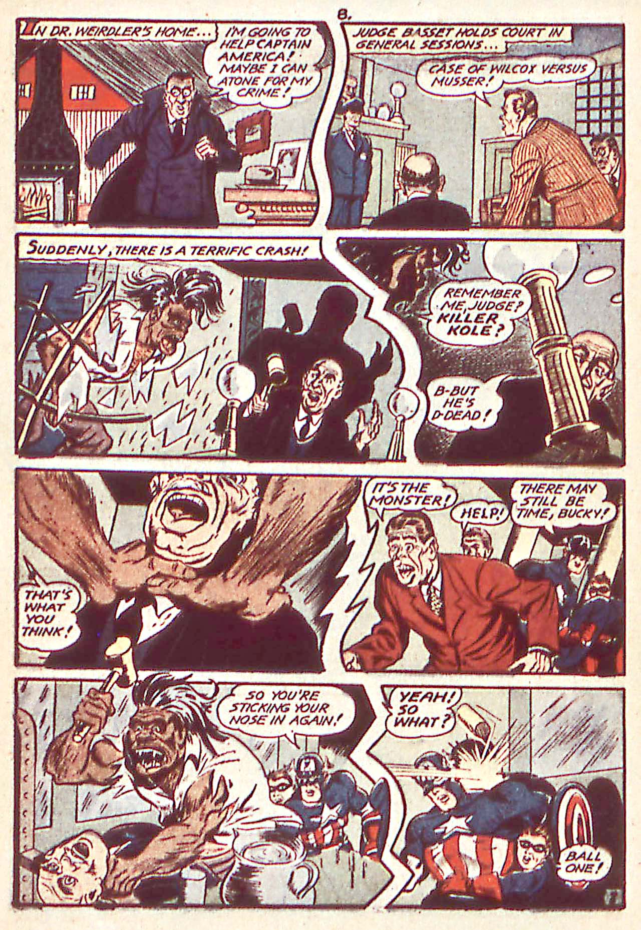 Read online Captain America Comics comic -  Issue #17 - 10