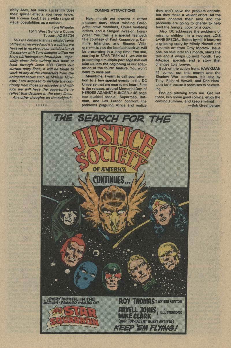 Read online Star Trek (1984) comic -  Issue #29 - 25
