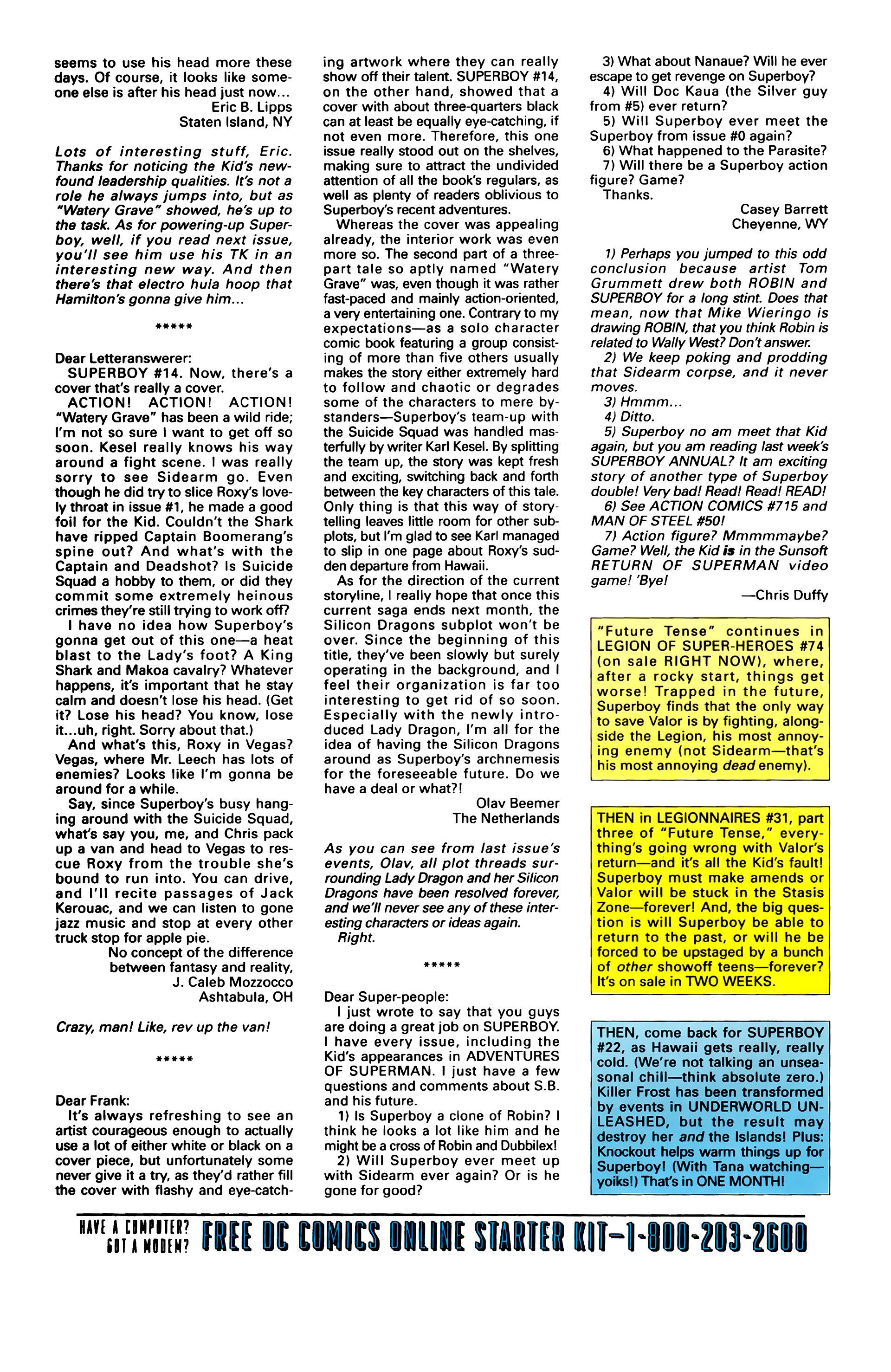Read online Superboy (1994) comic -  Issue #21 - 24