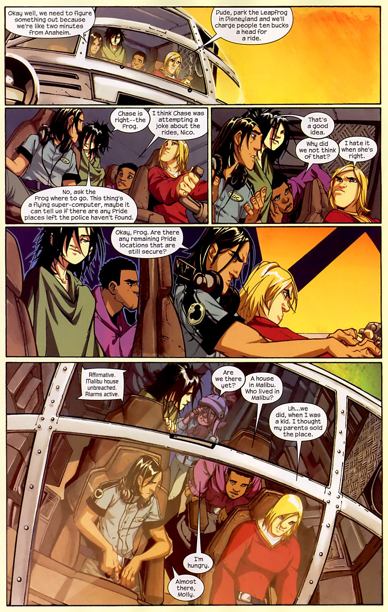 Read online Runaways (2008) comic -  Issue #1 - 6