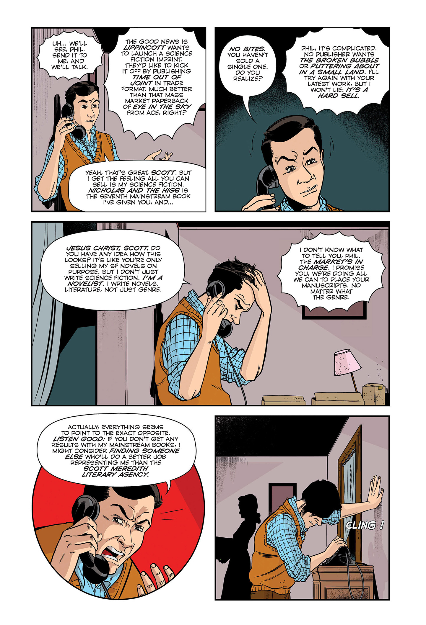 Read online Philip K. Dick: A Comics Biography comic -  Issue # TPB - 46