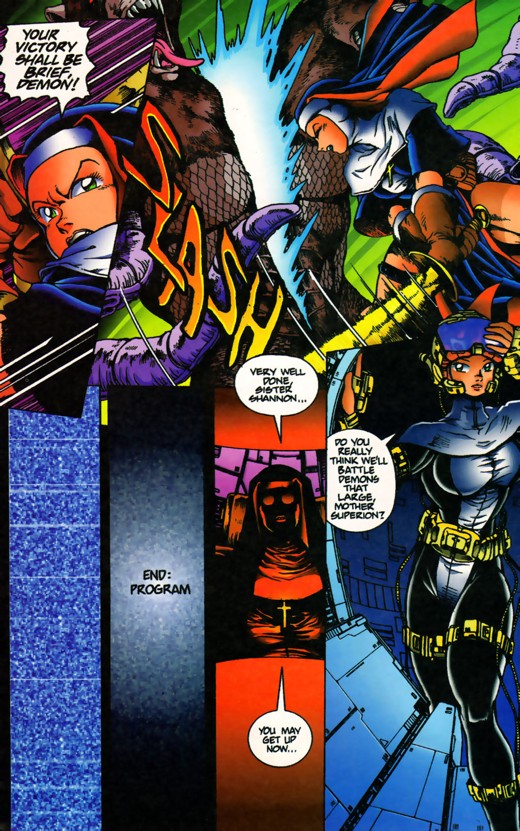 Read online Warrior Nun Areala (1994) comic -  Issue #1 - 10