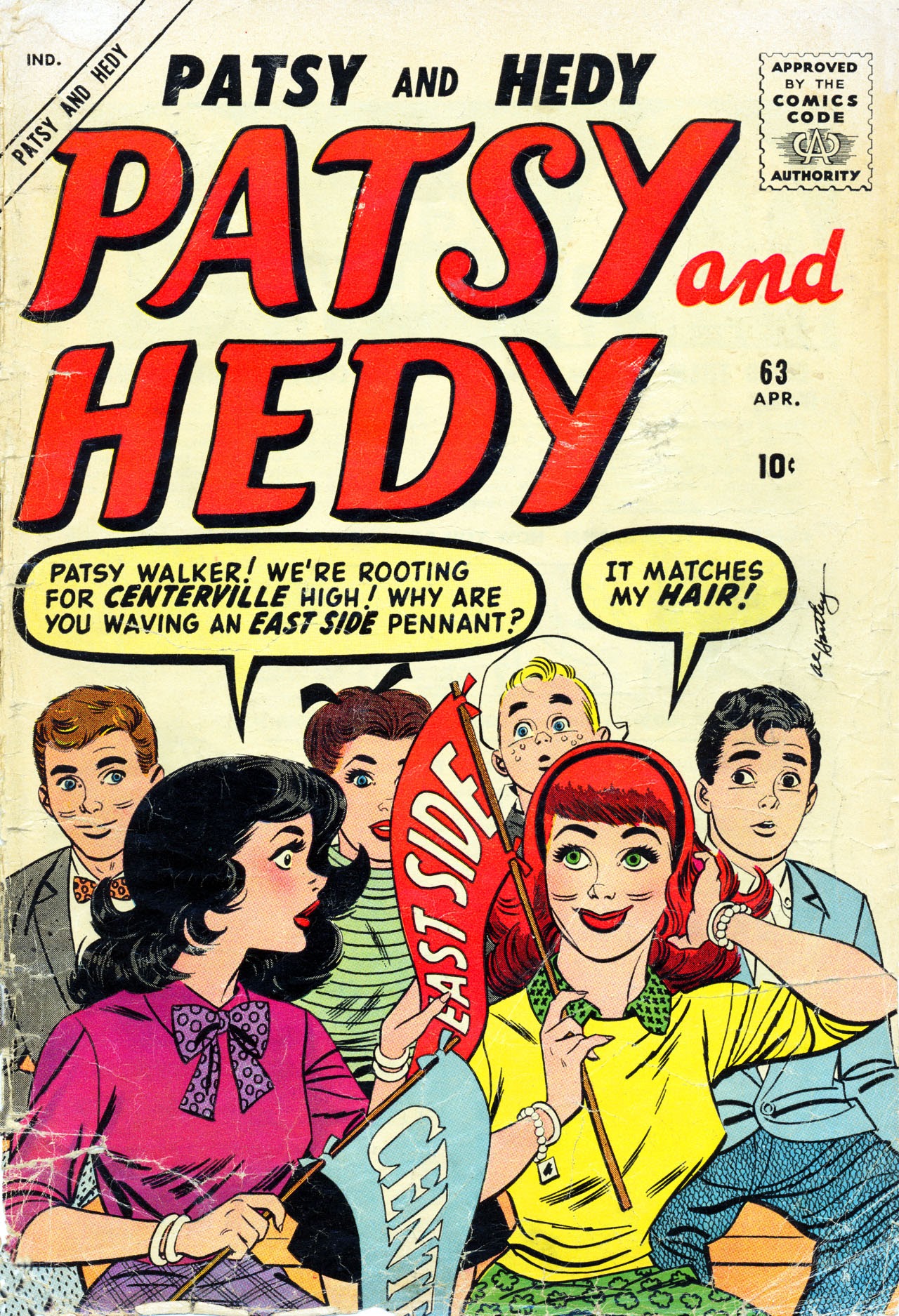Read online Patsy and Hedy comic -  Issue #63 - 1