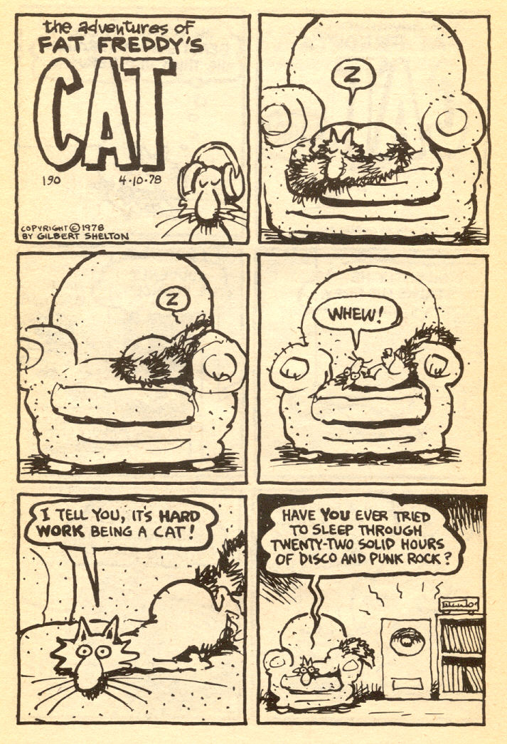 Read online Adventures of Fat Freddy's Cat comic -  Issue #4 - 42