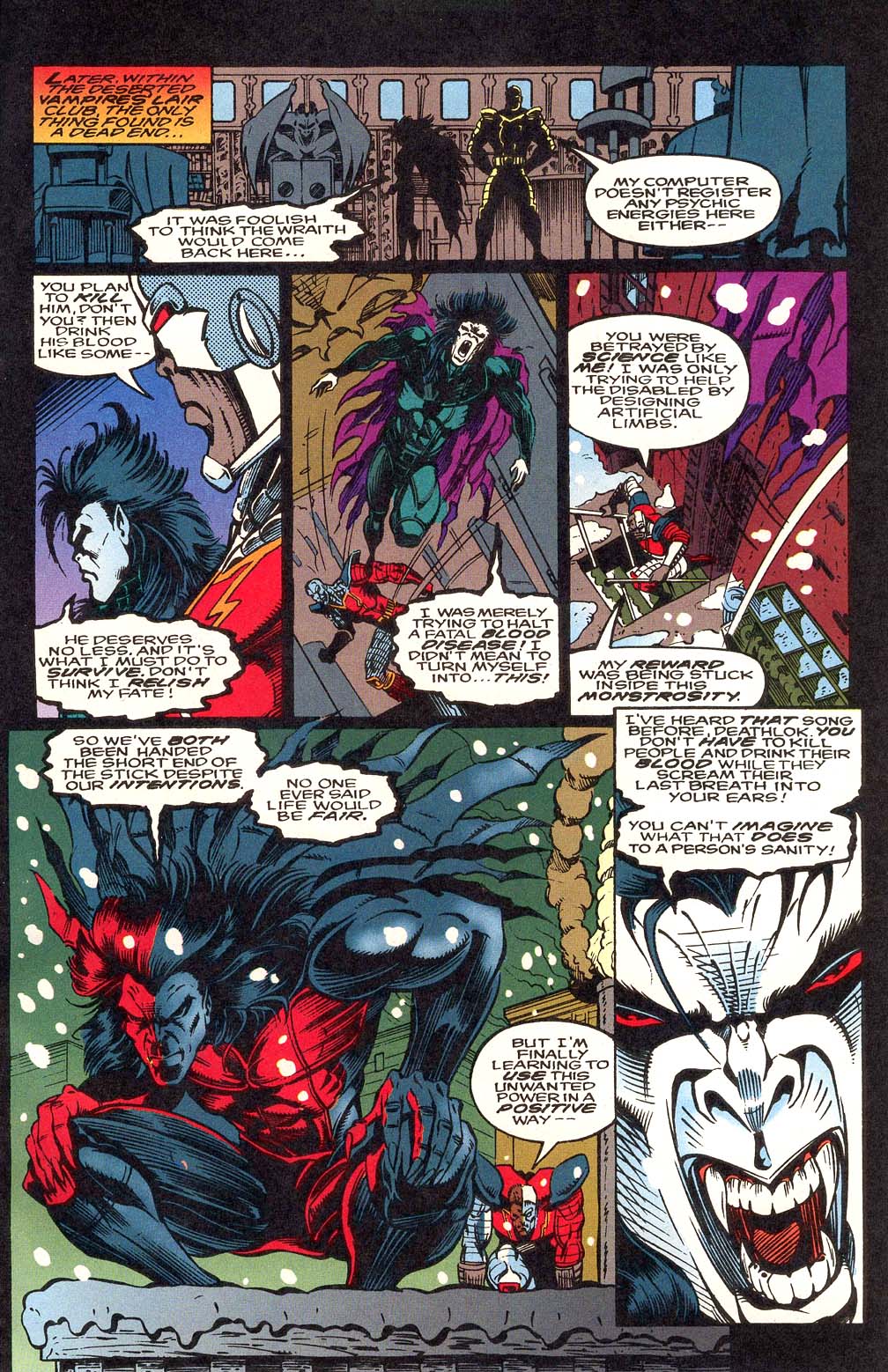 Read online Morbius: The Living Vampire (1992) comic -  Issue #19 - 7