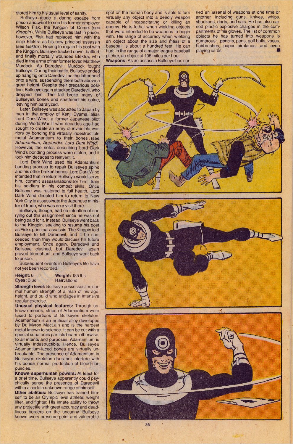 Read online The Official Handbook of the Marvel Universe: Update '89 comic -  Issue #1 - 39