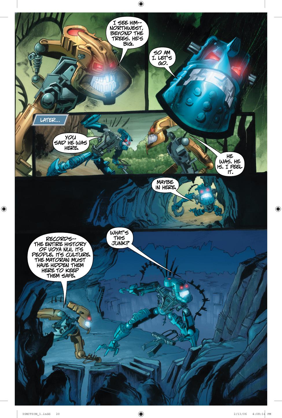Read online Bionicle: Ignition comic -  Issue #1 - 17