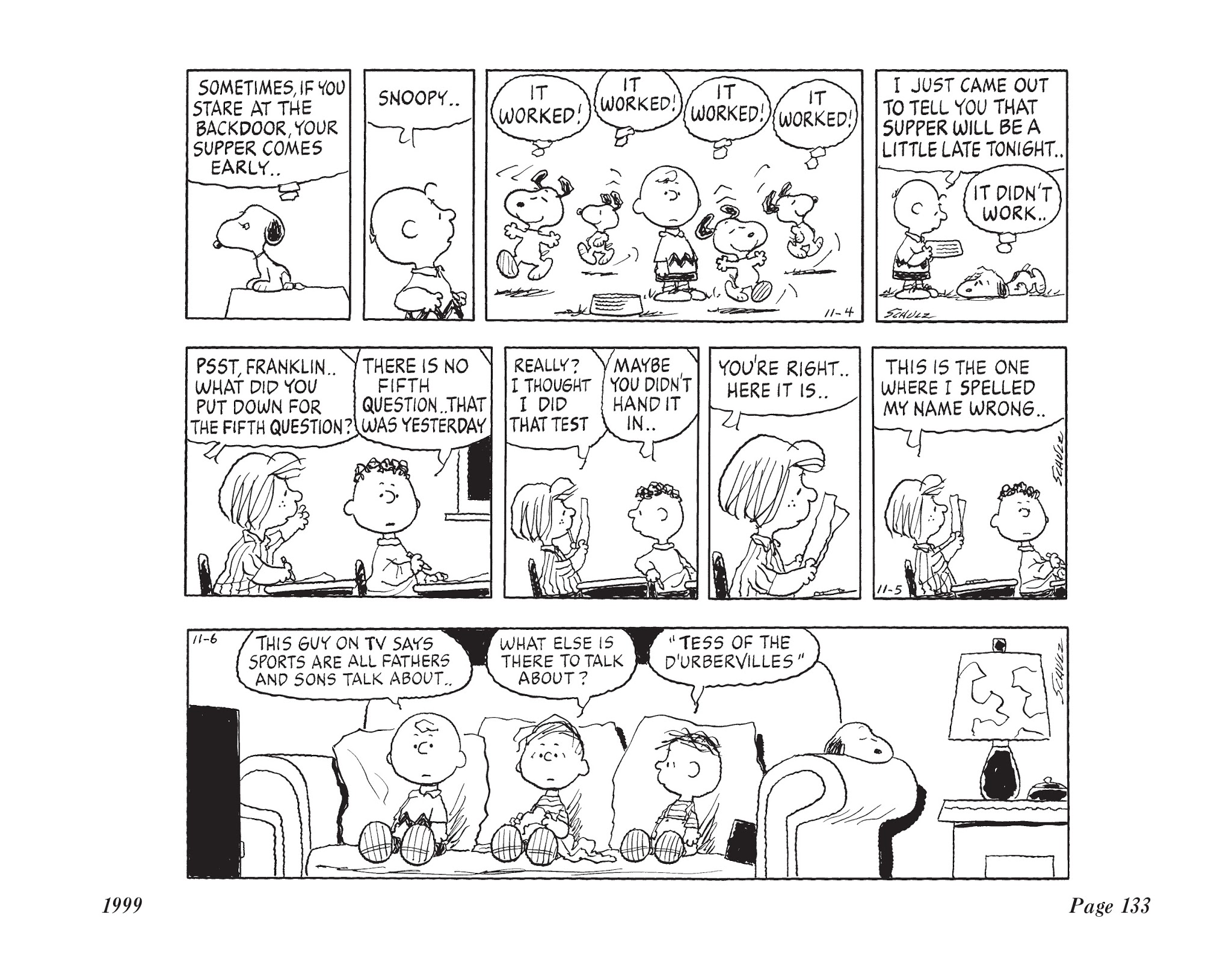 Read online The Complete Peanuts comic -  Issue # TPB 25 - 143