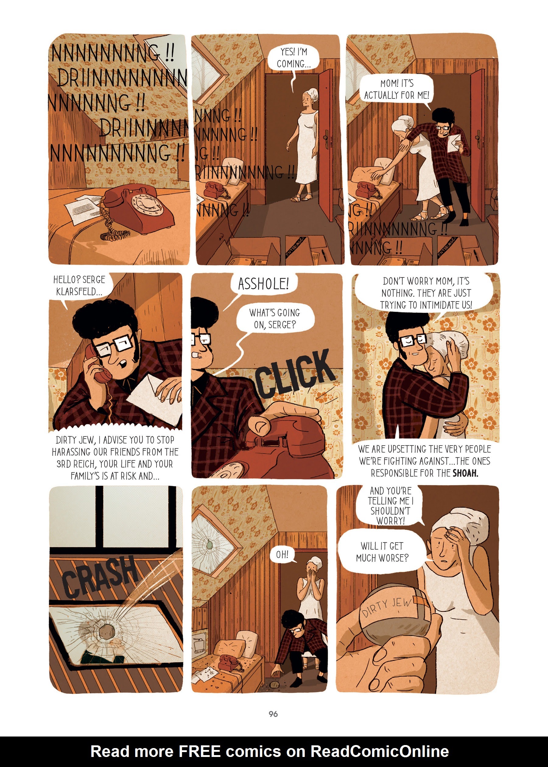 Read online For Justice: The Serge & Beate Klarsfeld Story comic -  Issue # TPB (Part 1) - 96