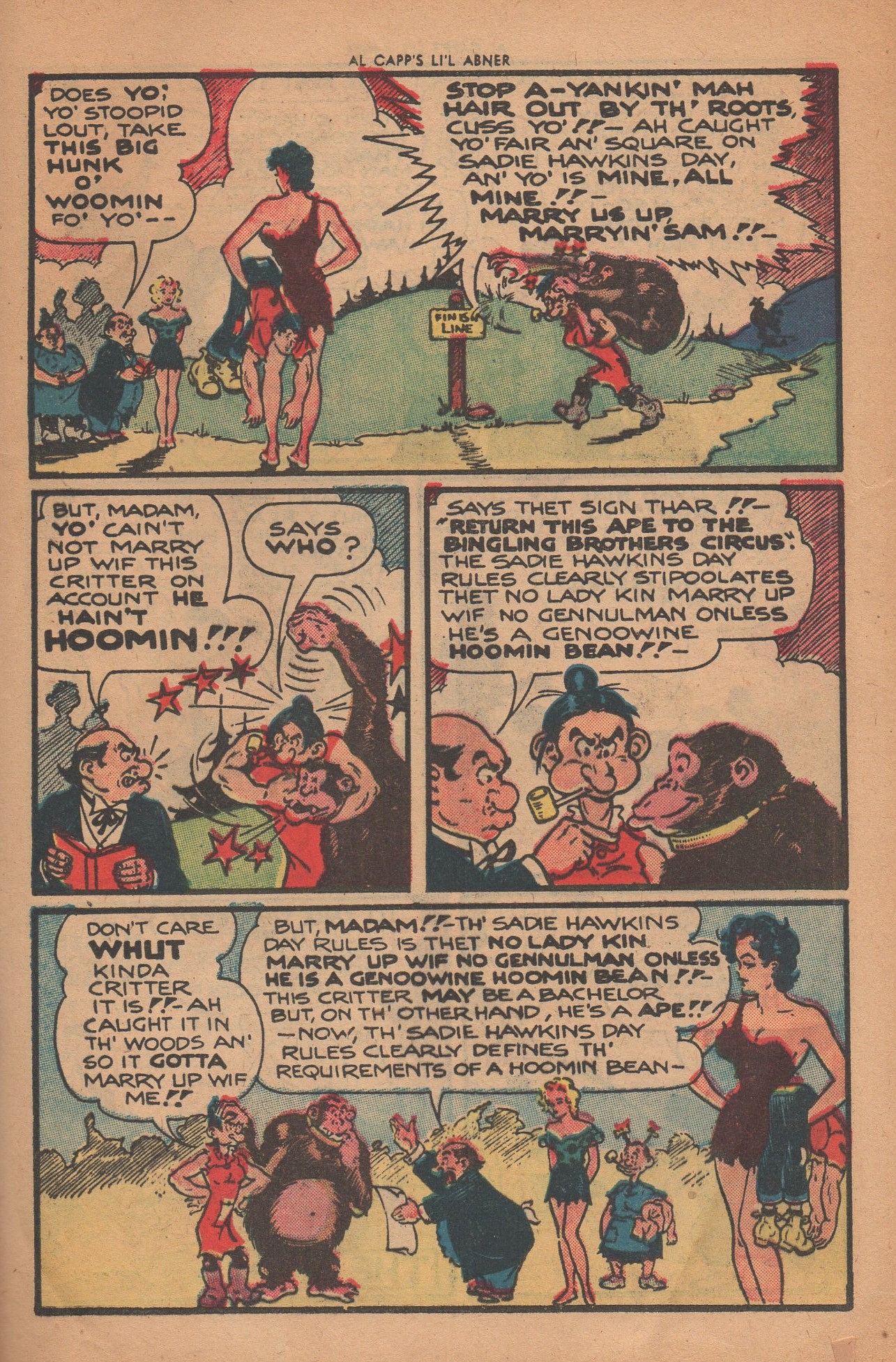 Read online Li'l Abner Comics comic -  Issue #74 - 25