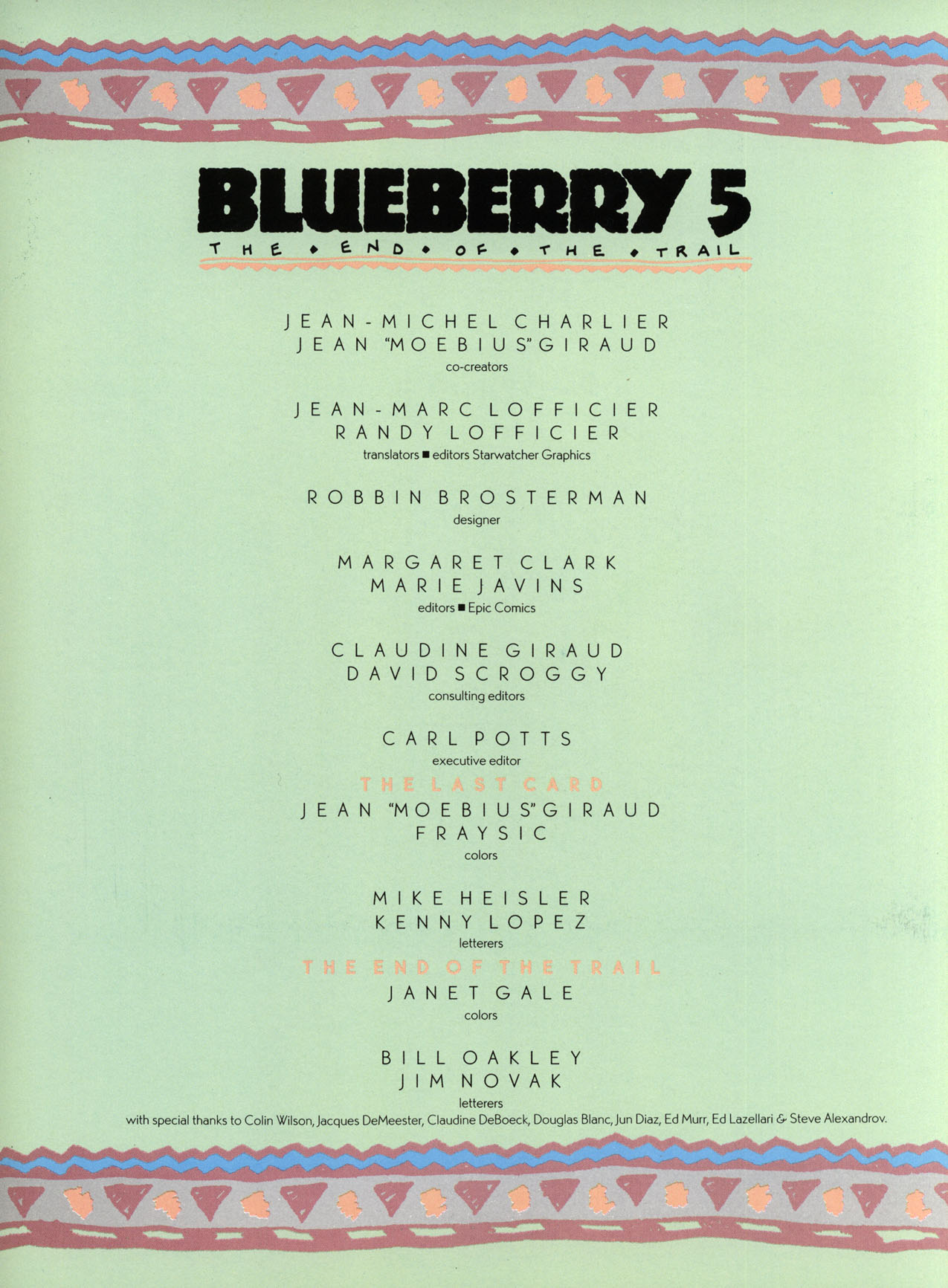 Read online Epic Graphic Novel: Blueberry comic -  Issue #5 - 3