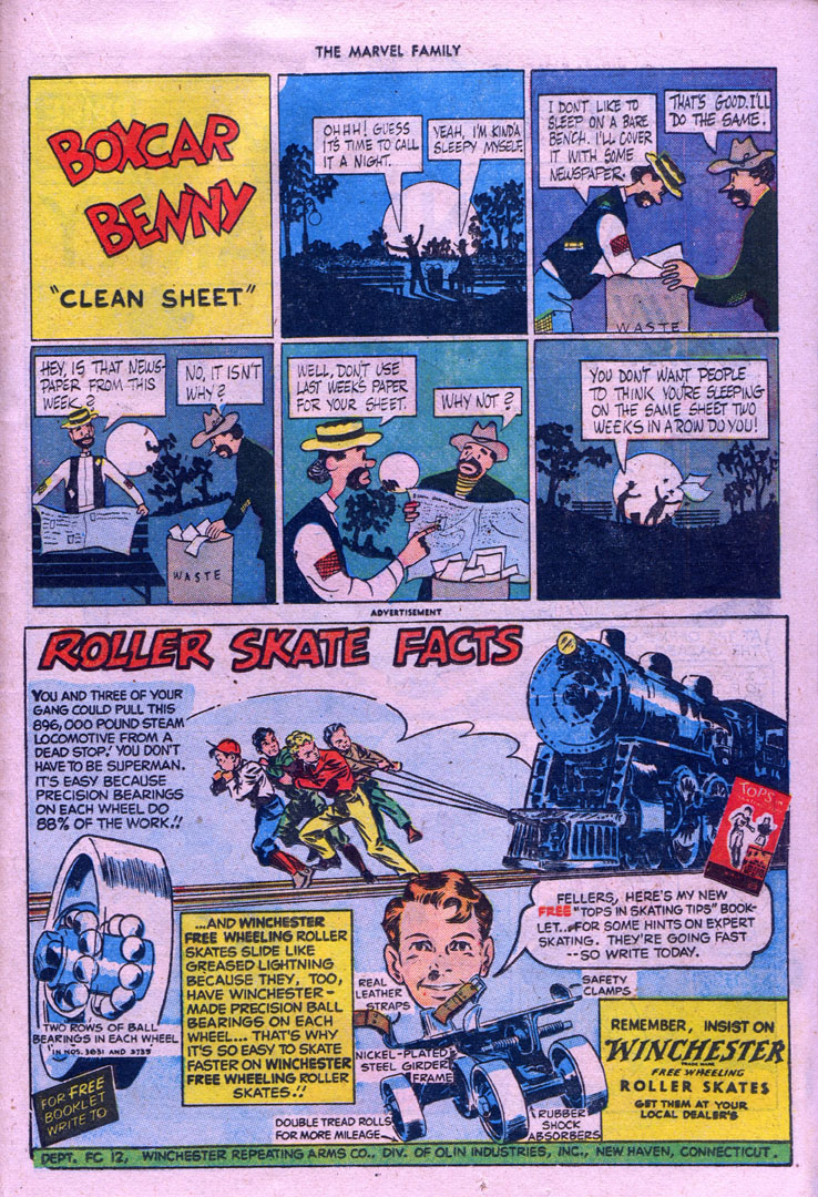 Read online The Marvel Family comic -  Issue #34 - 33