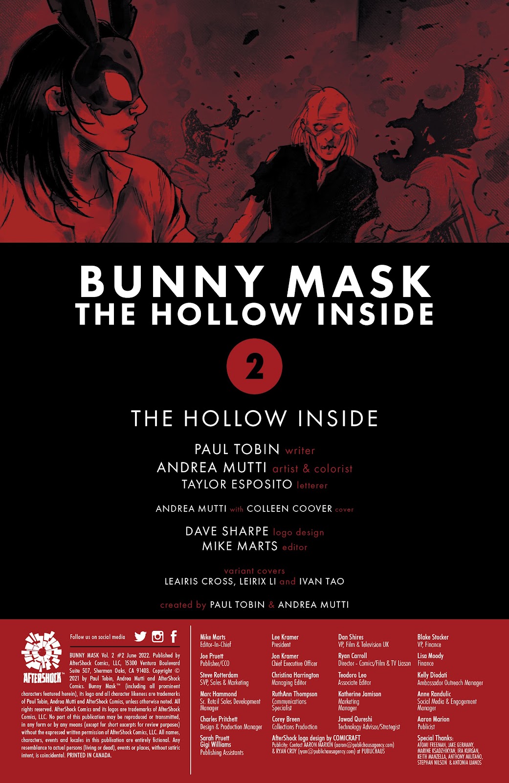Bunny Mask: The Hollow Inside issue 2 - Page 2