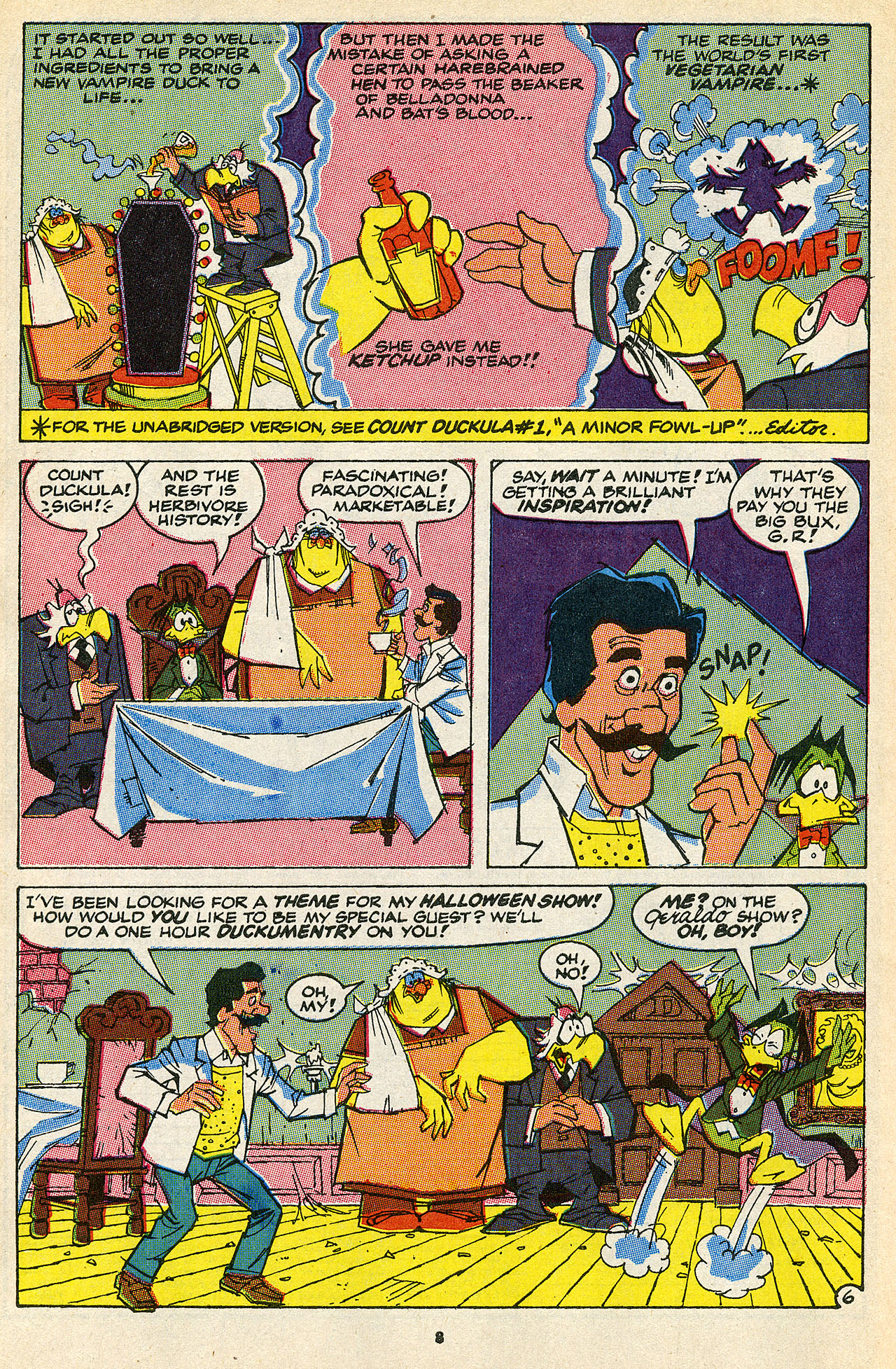 Read online Count Duckula comic -  Issue #8 - 10