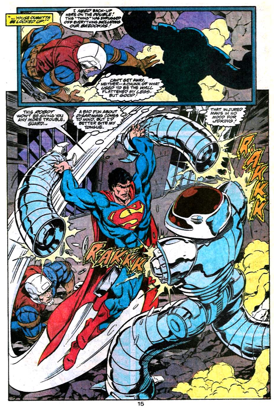 Read online Adventures of Superman (1987) comic -  Issue #486 - 16