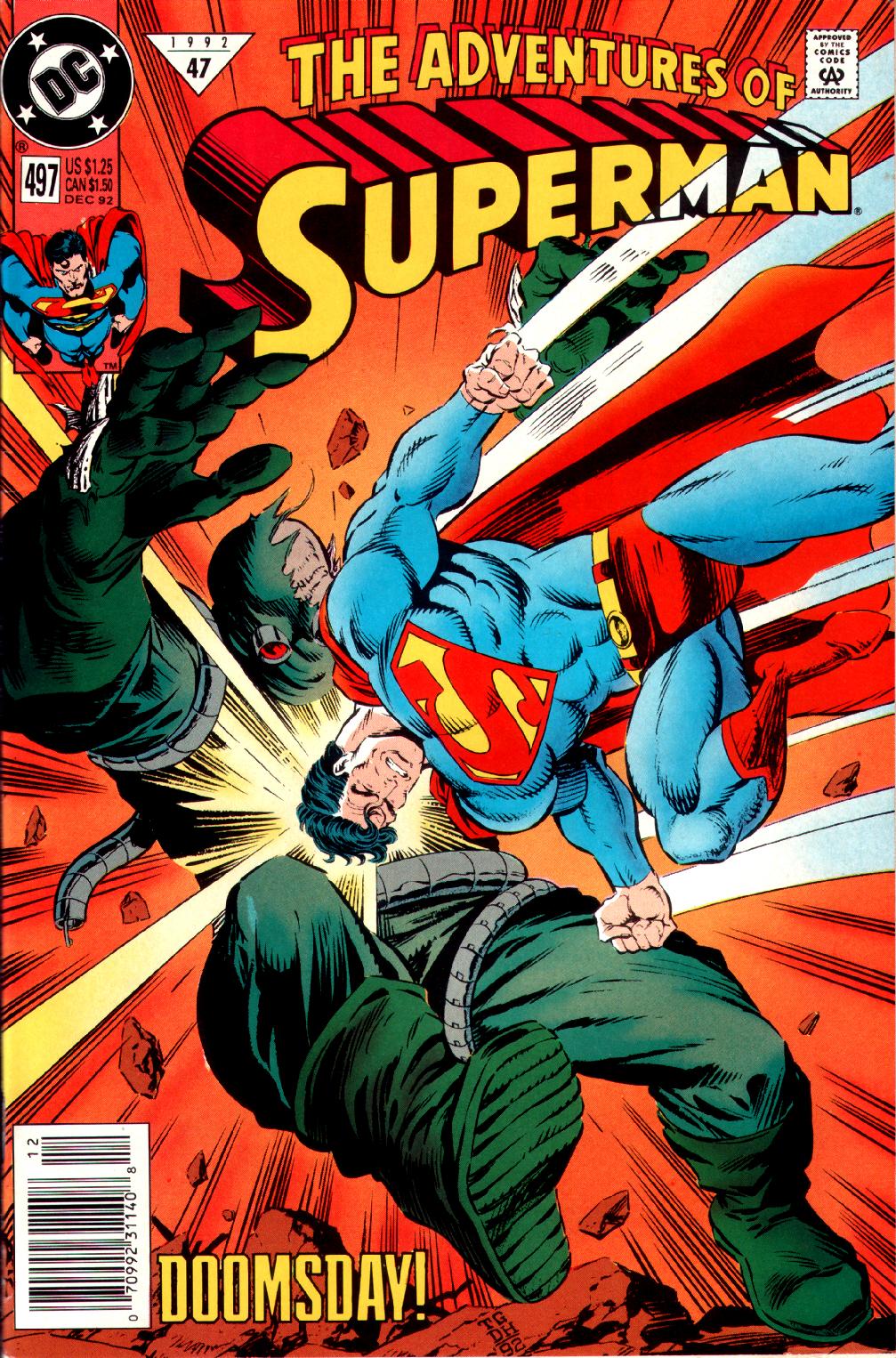 Read online Adventures of Superman (1987) comic -  Issue #497 - 1