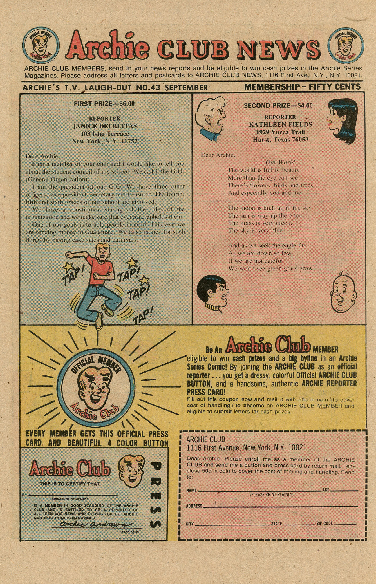 Read online Archie's TV Laugh-Out comic -  Issue #43 - 18