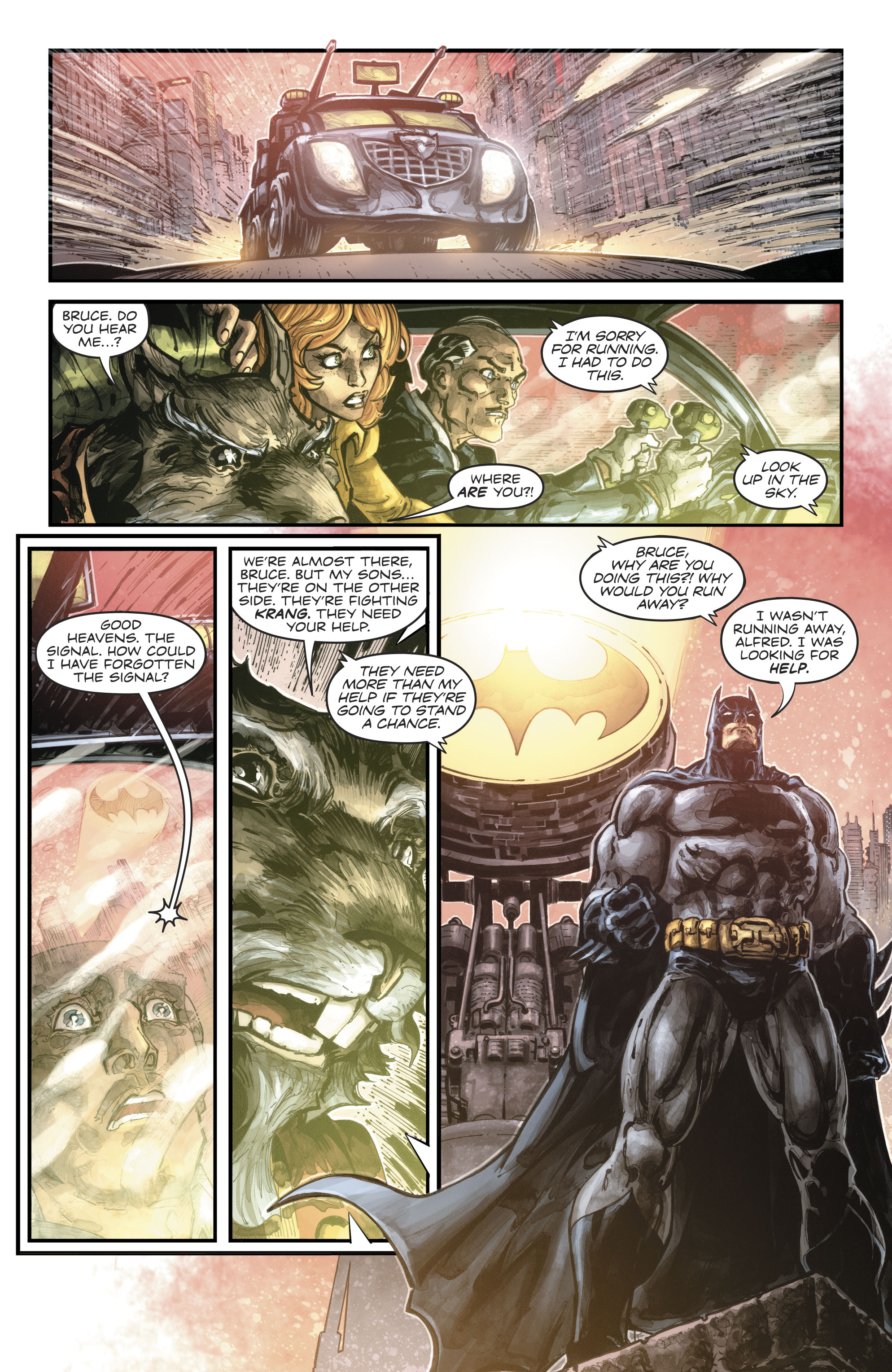 Read online Batman/Teenage Mutant Ninja Turtles III comic -  Issue #5 - 15