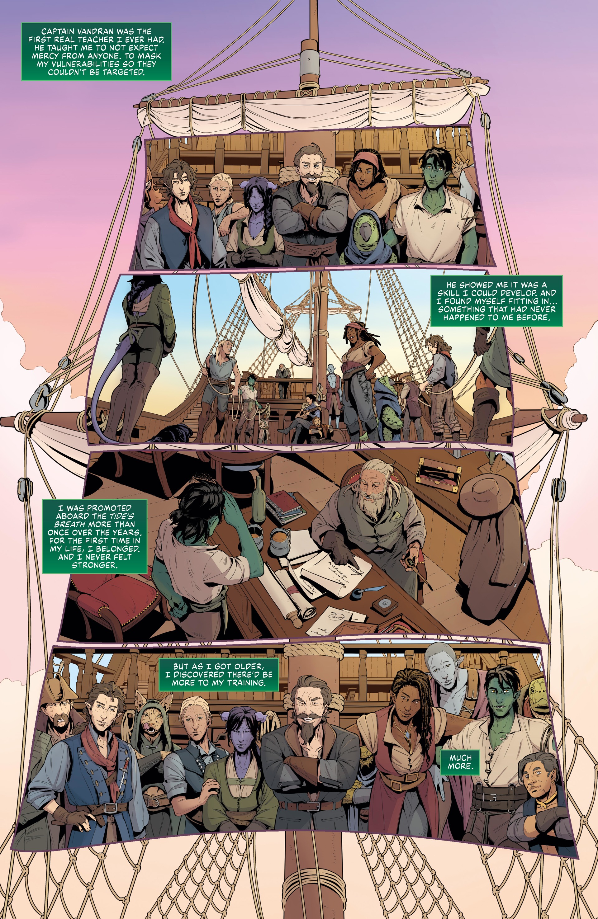 Read online Critical Role: The Mighty Nein Origins – Fjord Stone comic -  Issue # Full - 33