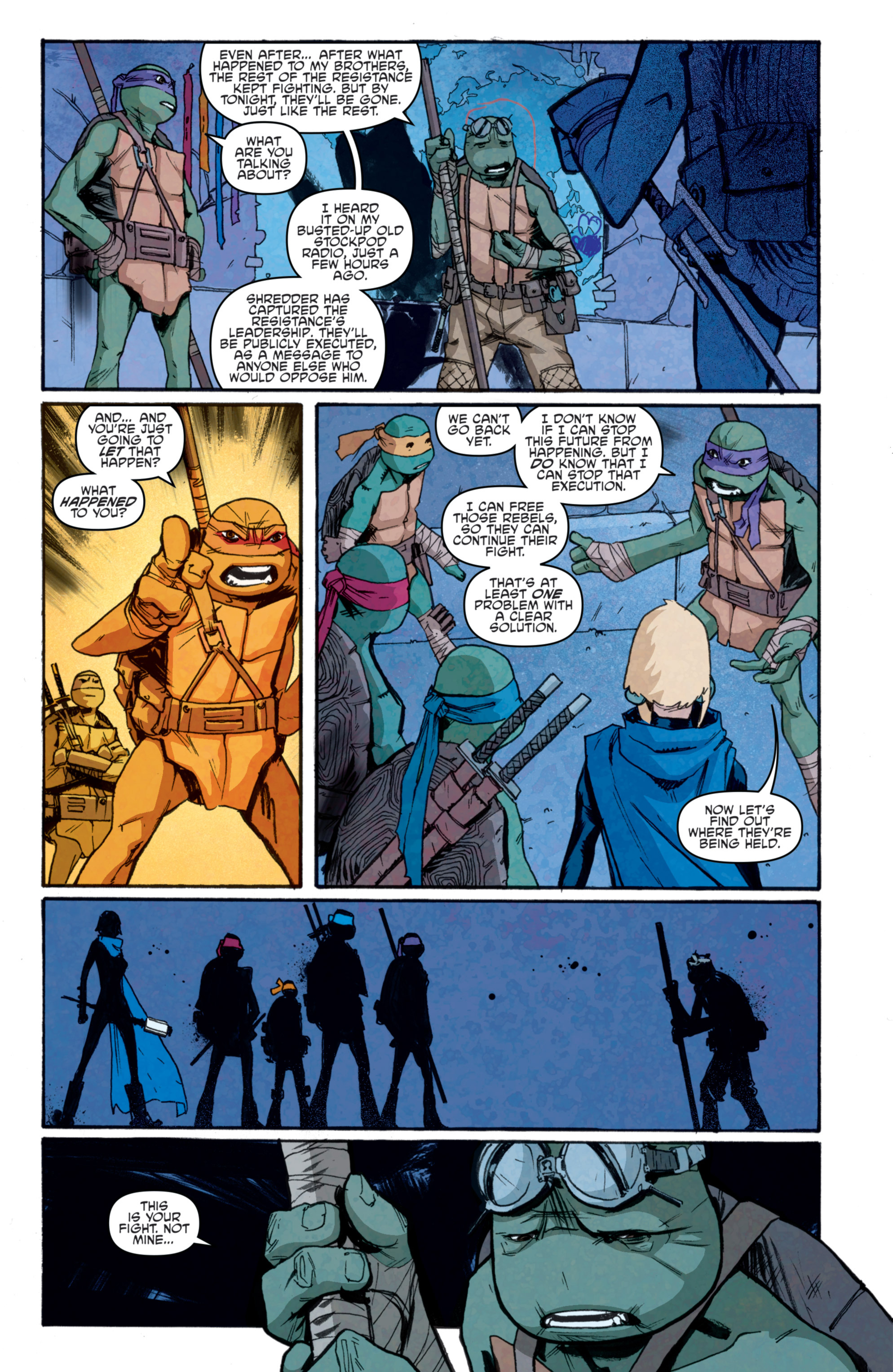 Read online Teenage Mutant Ninja Turtles: Turtles in Time comic -  Issue #4 - 12
