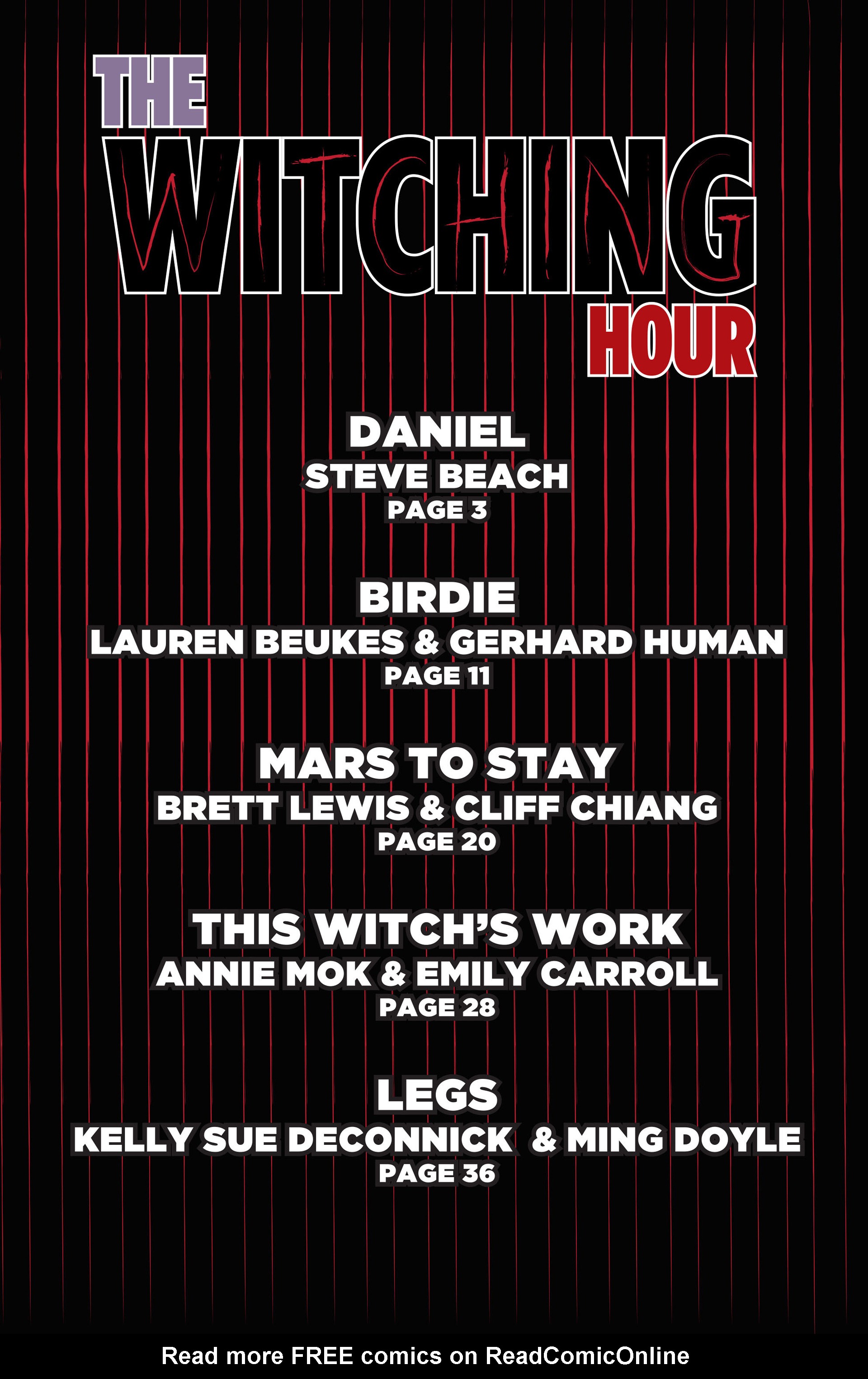 Read online The Witching Hour (2013) comic -  Issue # Full - 3
