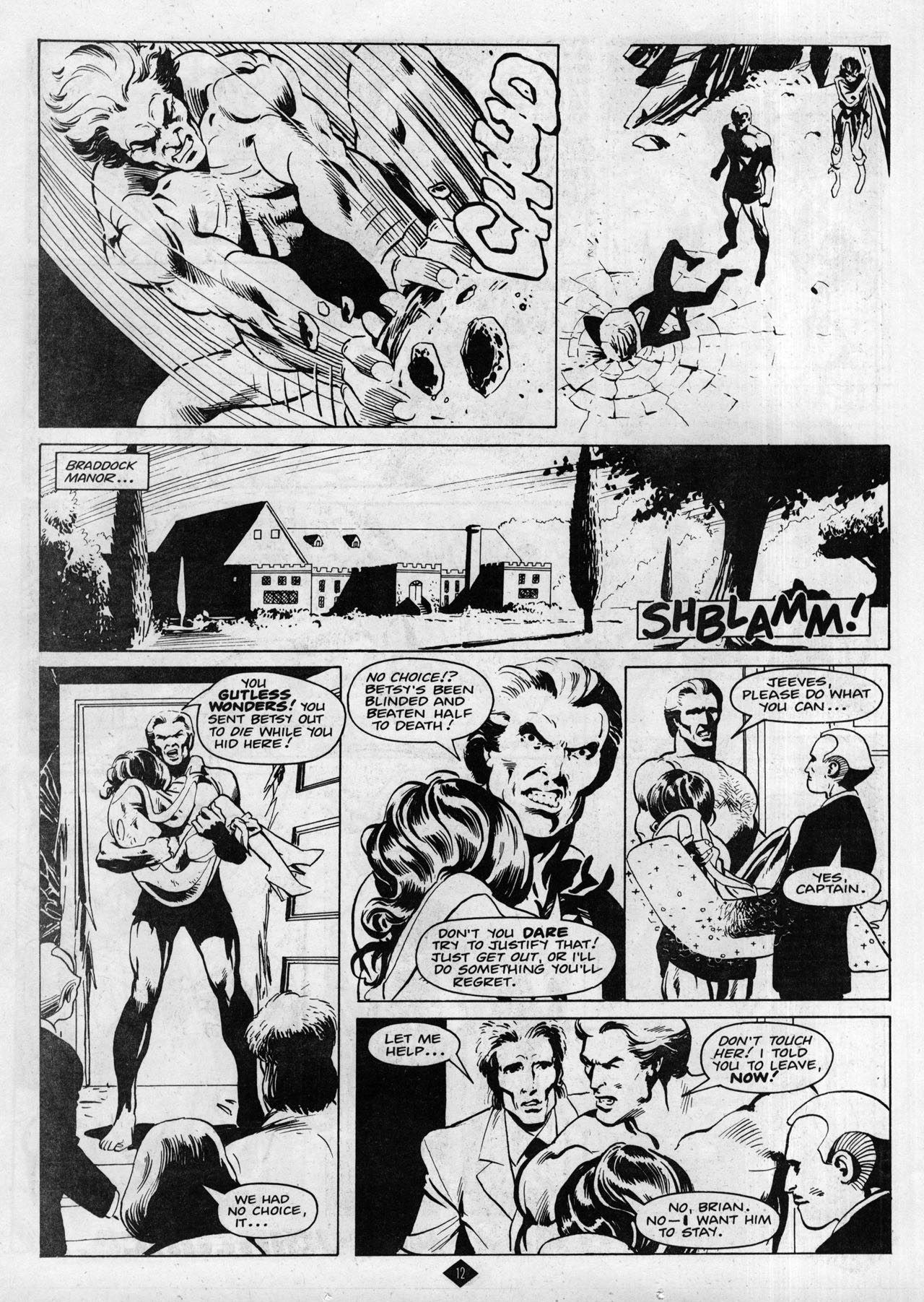 Read online Captain Britain (1985) comic -  Issue #13 - 12