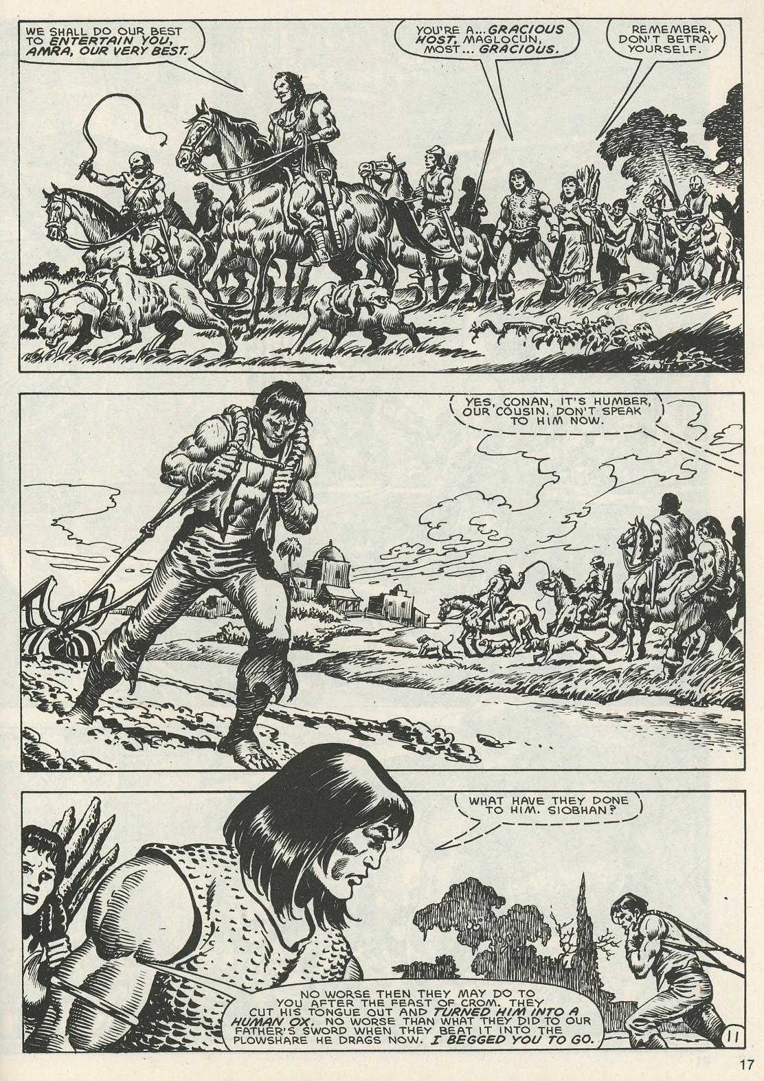 Read online The Savage Sword Of Conan comic -  Issue #119 - 17