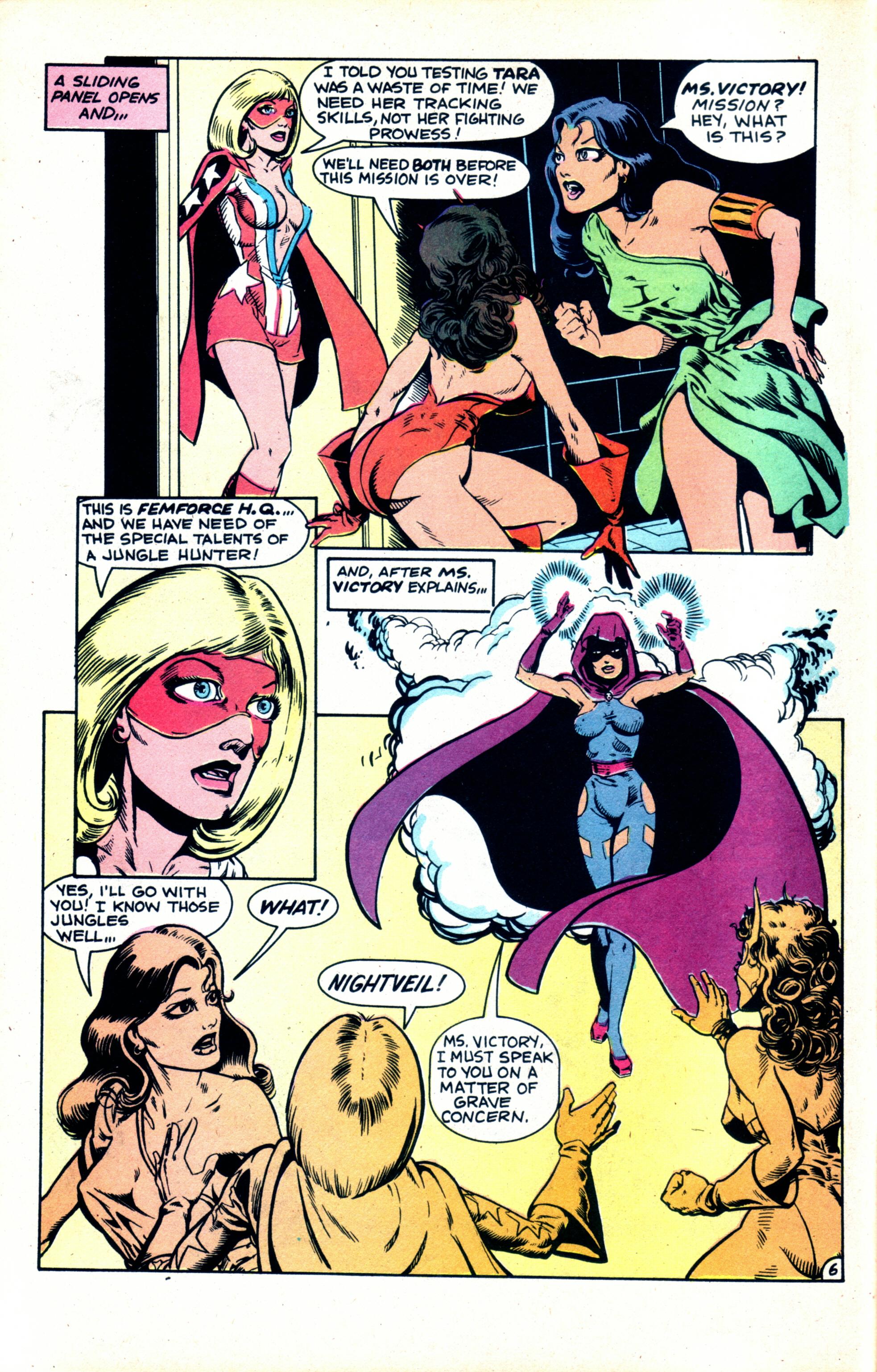 Read online Femforce comic -  Issue #1 - 8