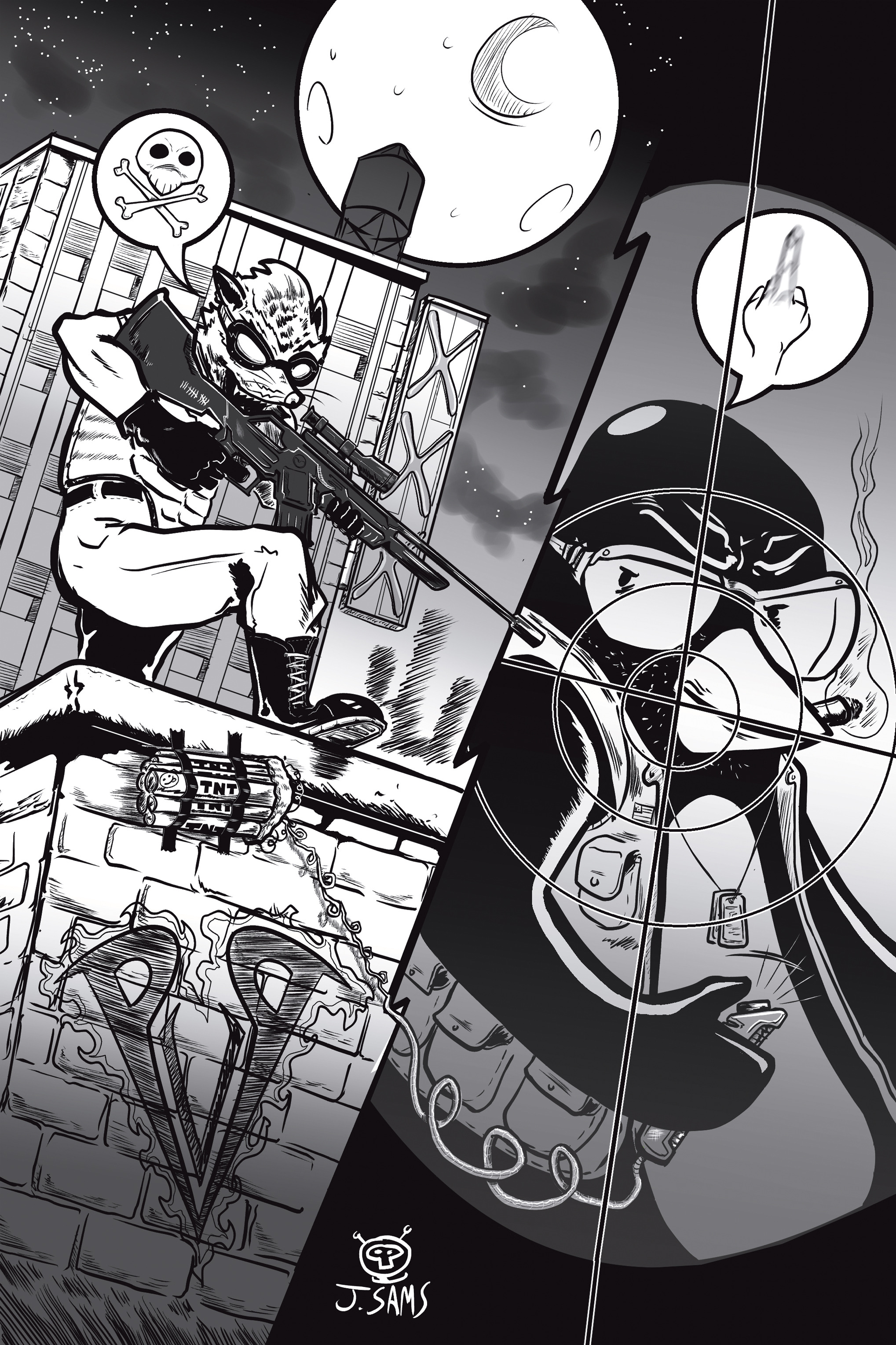 Read online Penguins vs. Possums comic -  Issue #5 - 34