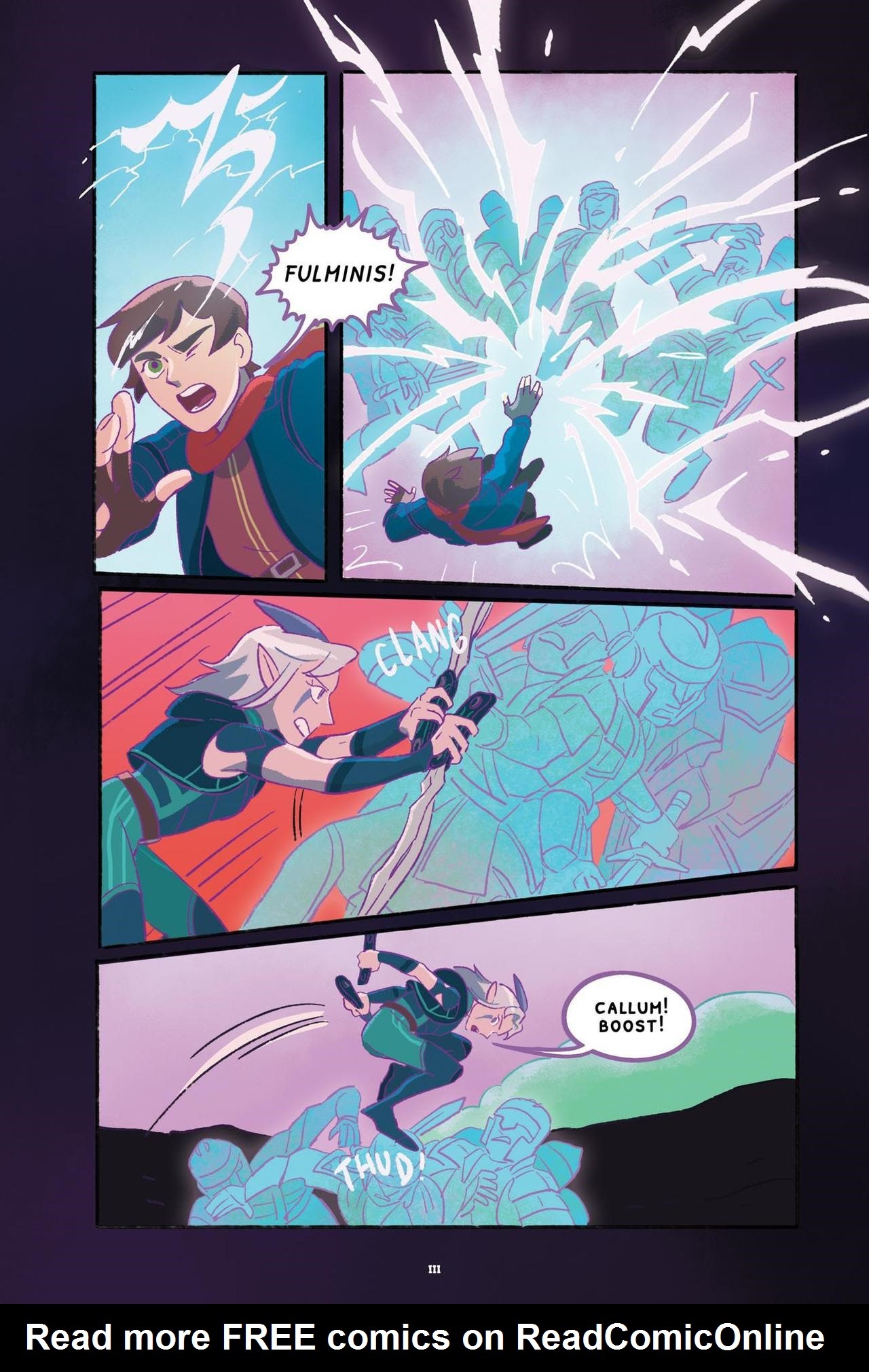 Read online Through the Moon: The Dragon Prince Graphic Novel comic -  Issue # TPB - 115
