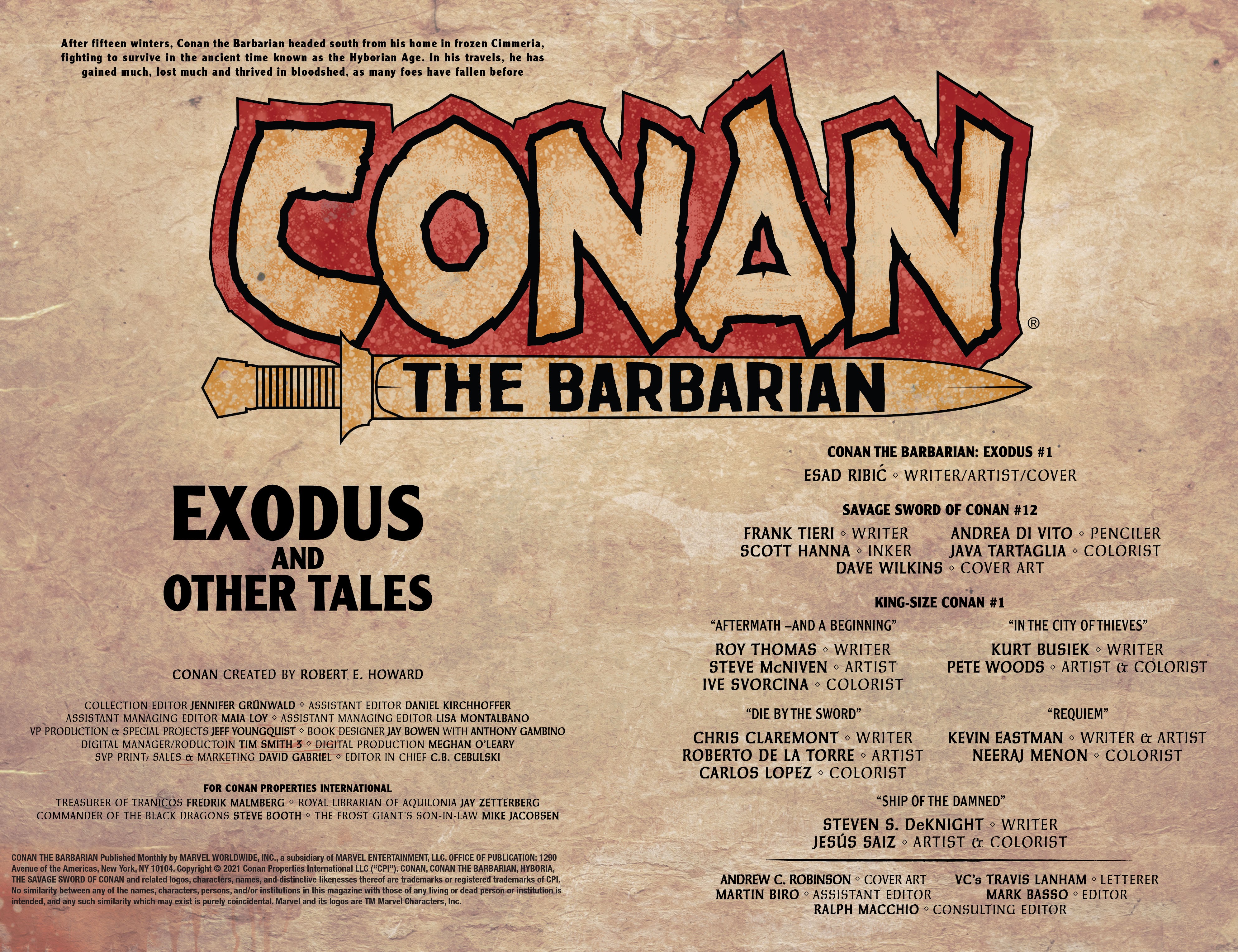 Read online Conan: Exodus And Other Tales comic -  Issue # TPB - 3