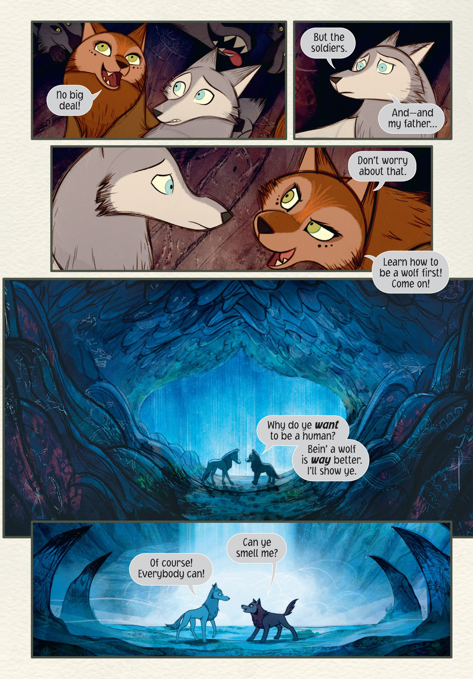 Read online Wolfwalkers: The Graphic Novel comic -  Issue # TPB (Part 2) - 48