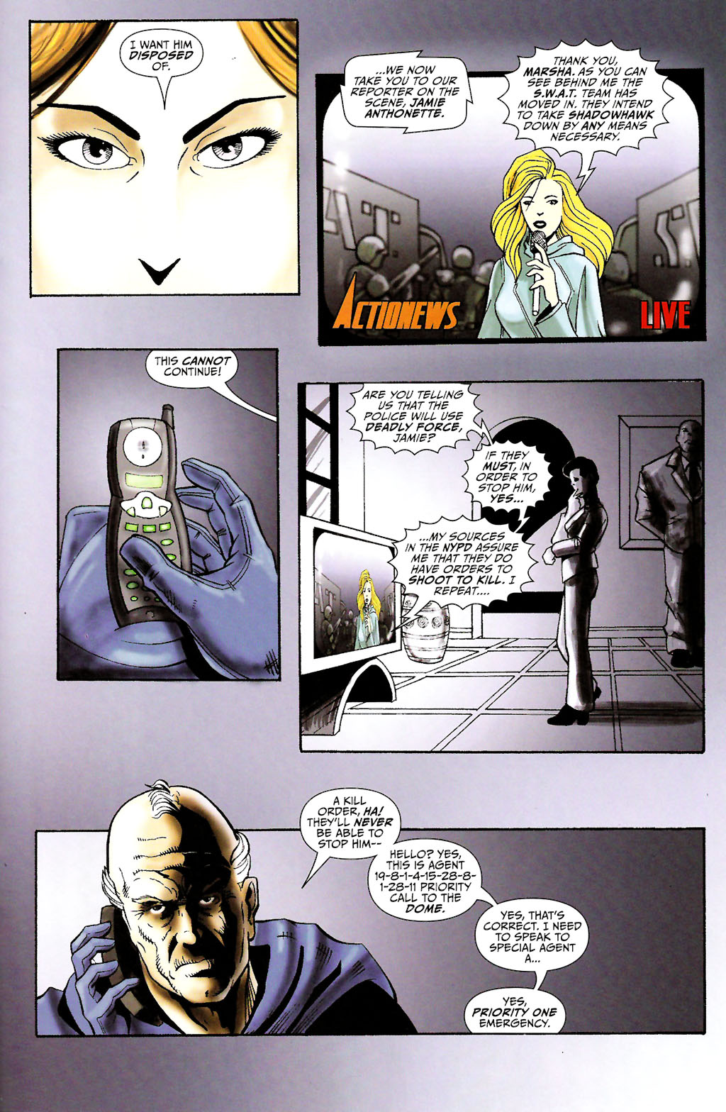 Read online ShadowHawk (2005) comic -  Issue #11 - 21