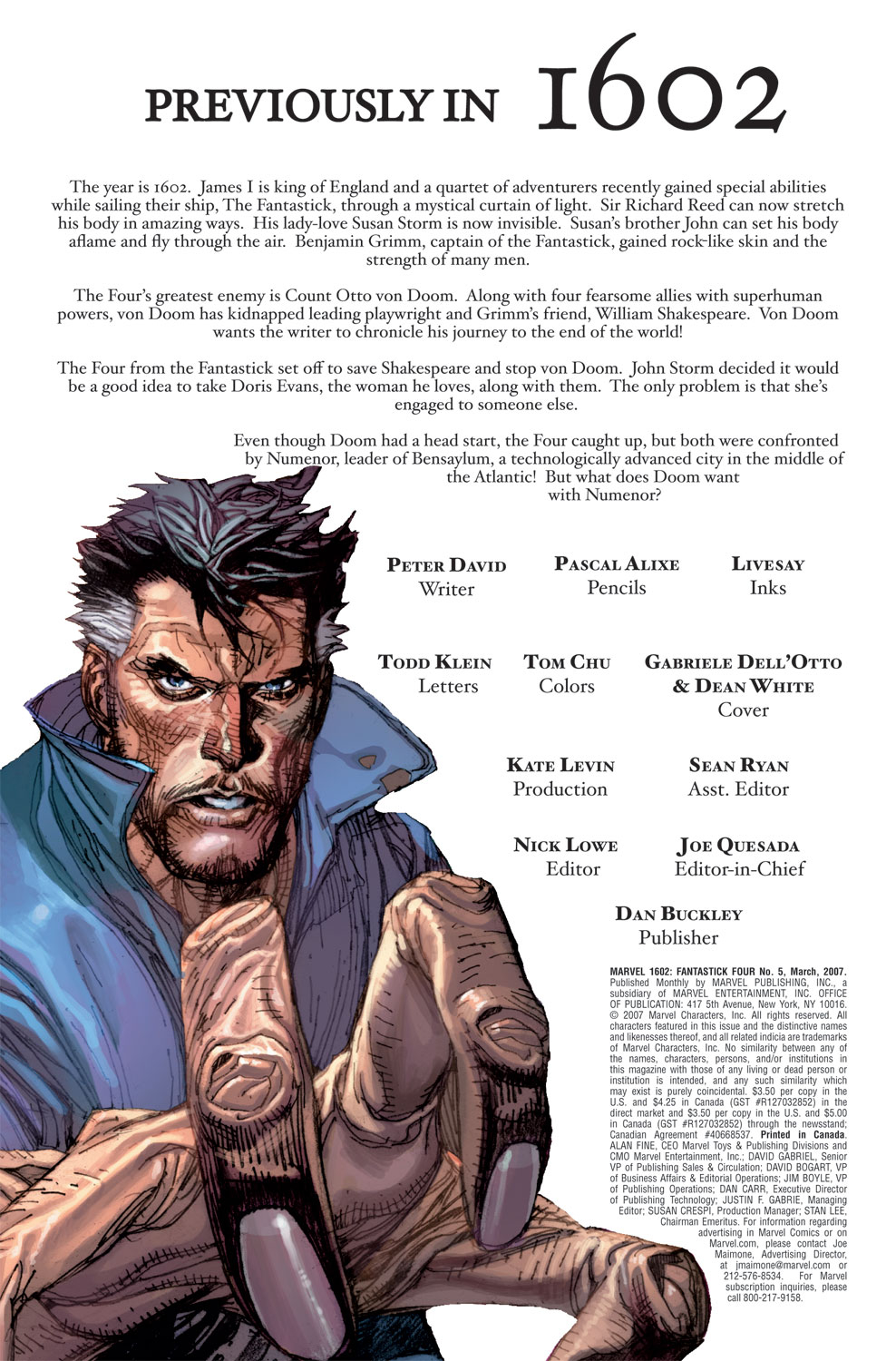 Read online Marvel 1602: Fantastick Four comic -  Issue #5 - 2