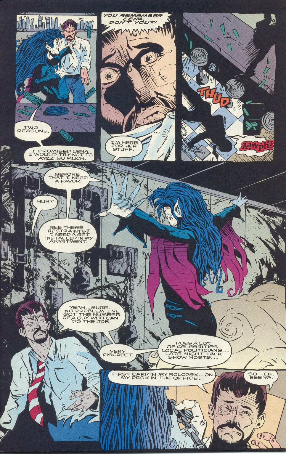 Read online Morbius: The Living Vampire (1992) comic -  Issue #28 - 4