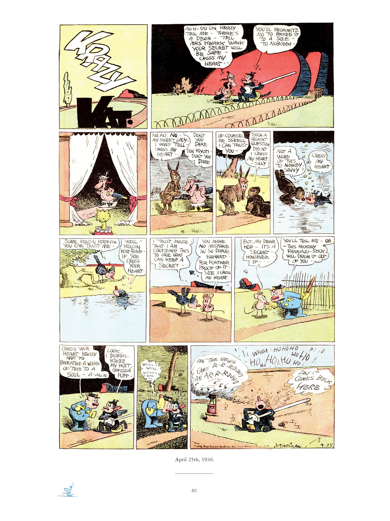 Read online Krazy & Ignatz comic -  Issue # TPB 9 - 80