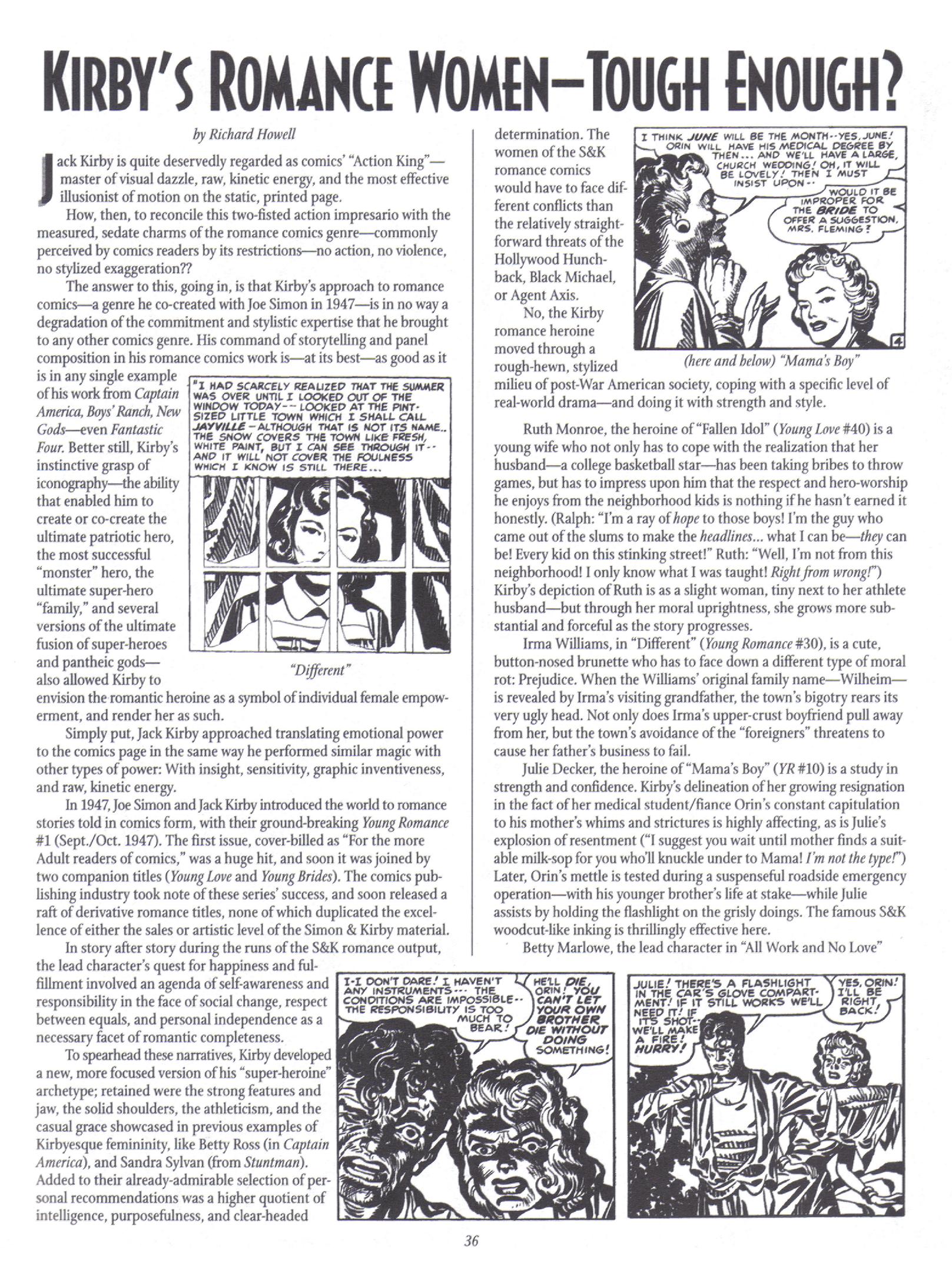 Read online The Jack Kirby Collector comic -  Issue #20 - 34
