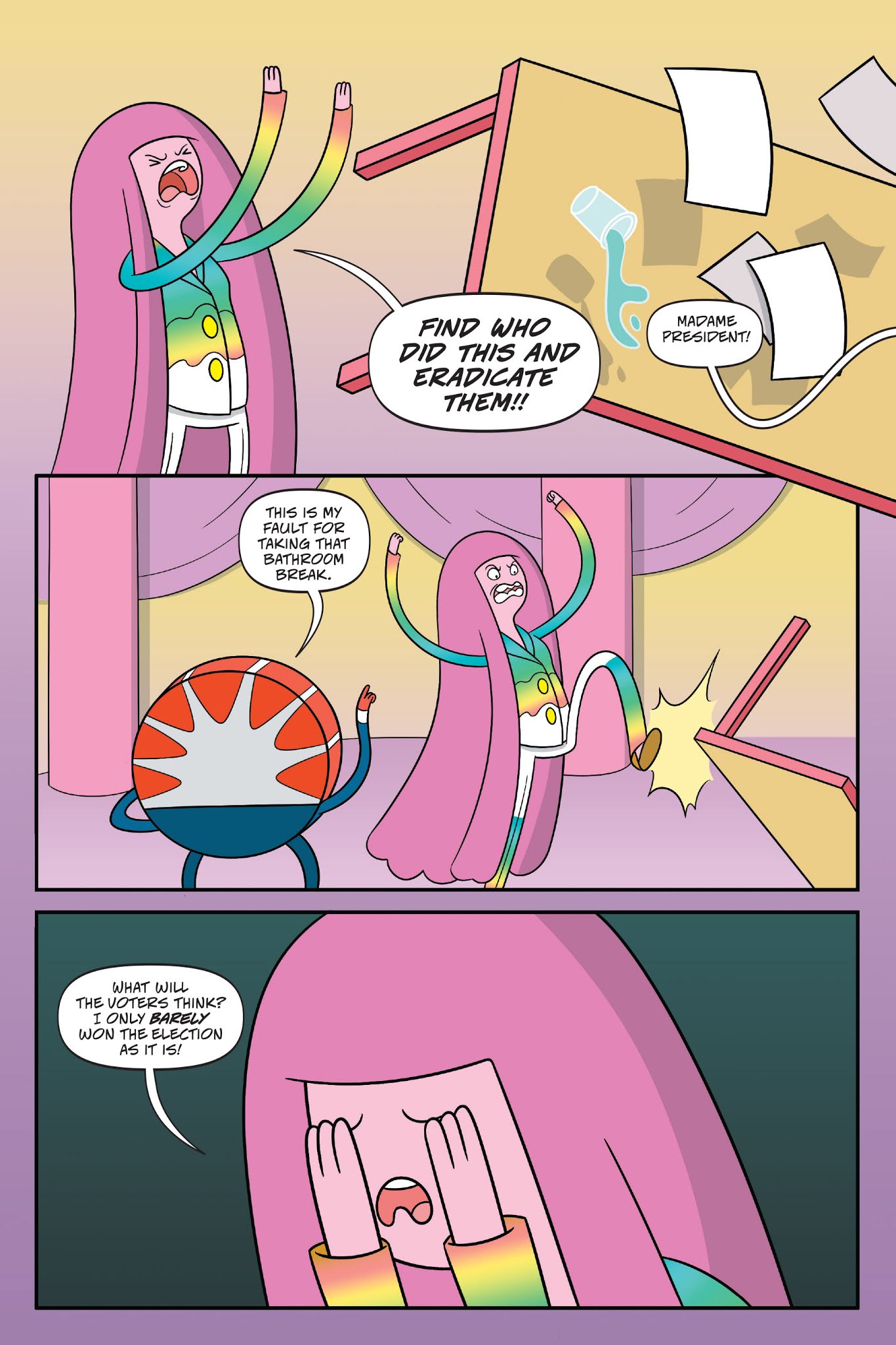 Read online Adventure Time: President Bubblegum comic -  Issue # TPB - 76