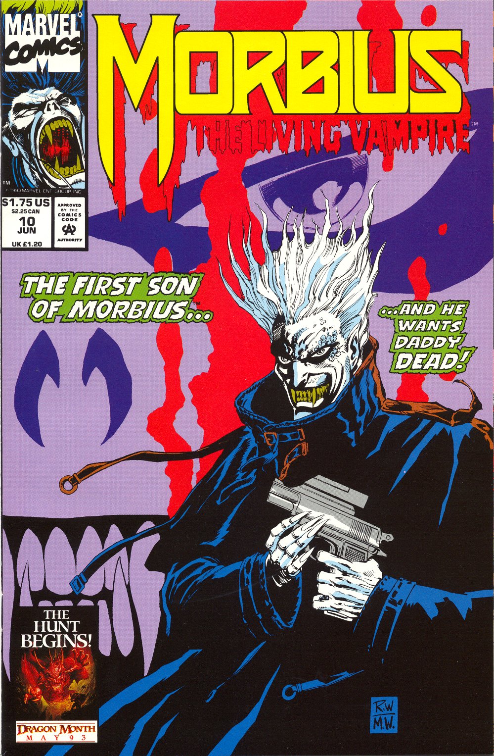 Read online Morbius: The Living Vampire (1992) comic -  Issue #10 - 1