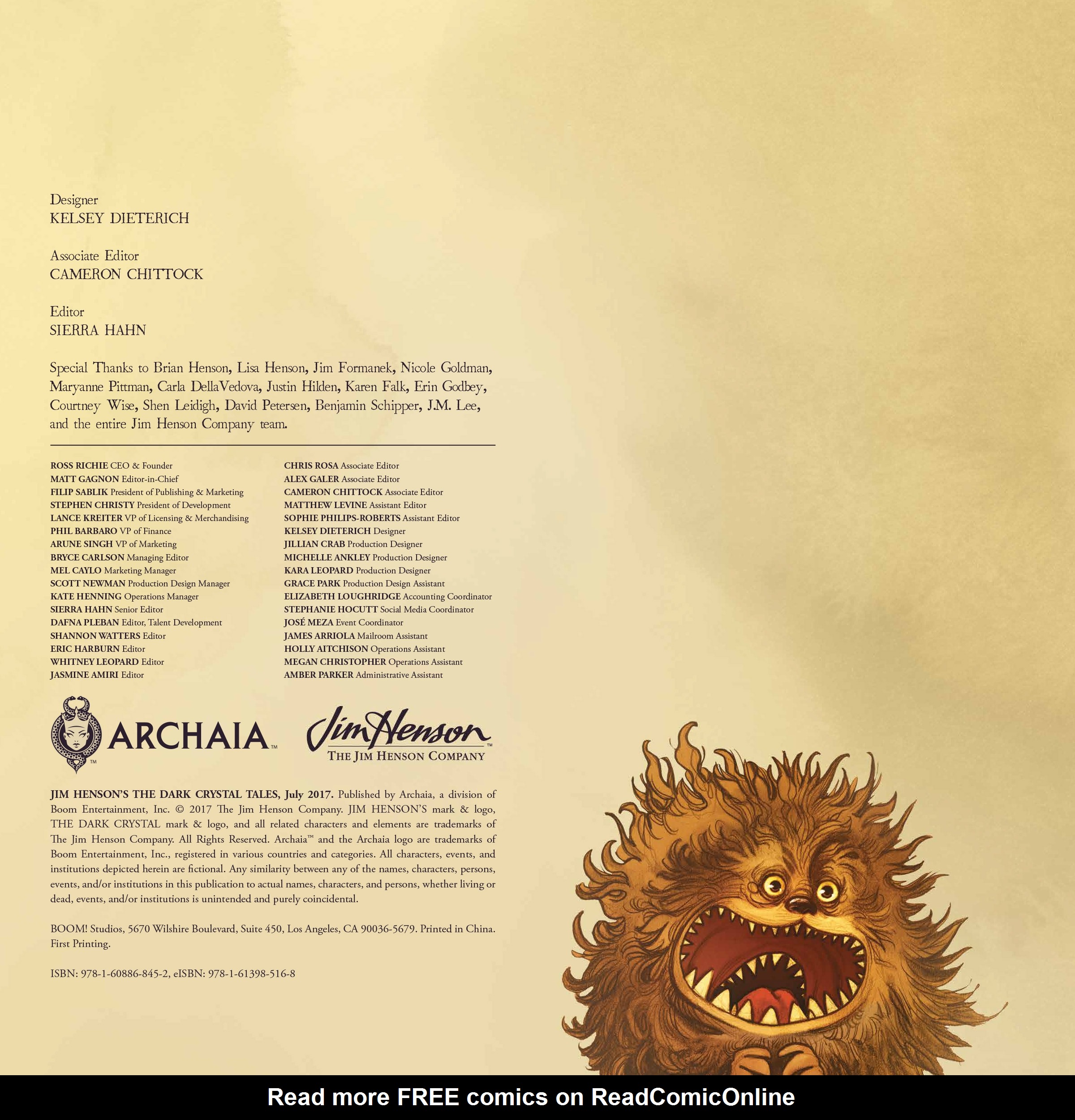 Read online Jim Henson's The Dark Crystal Tales comic -  Issue # Full - 6