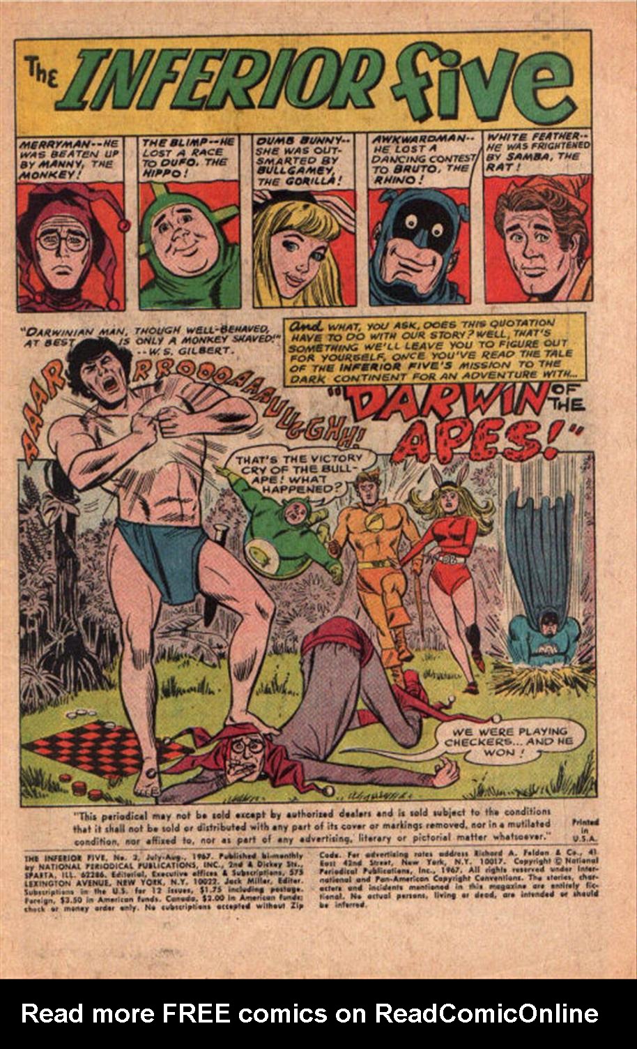 Read online The Inferior Five comic -  Issue #3 - 3