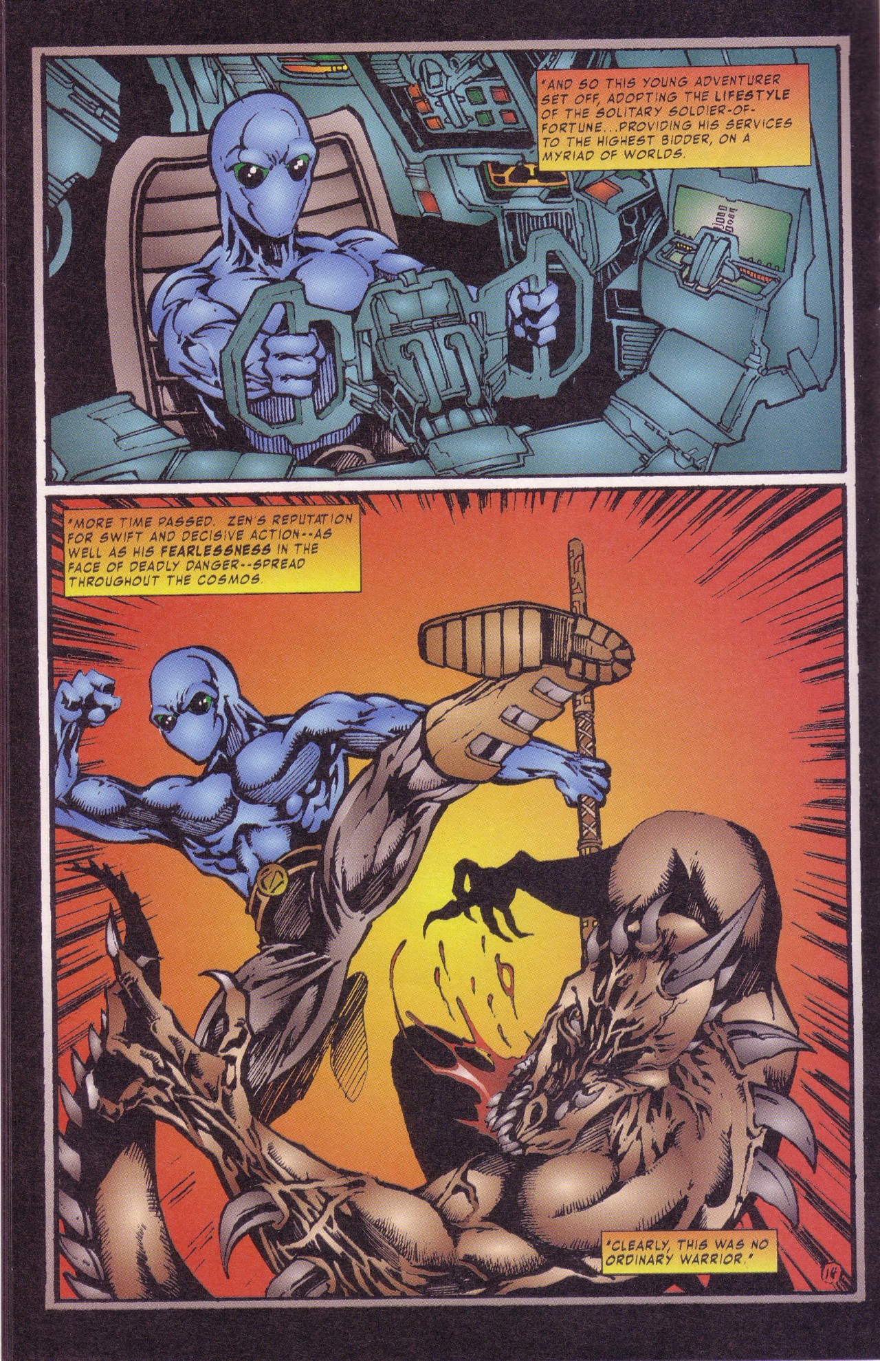 Read online Zen Intergalactic Ninja Color comic -  Issue #0 - 18